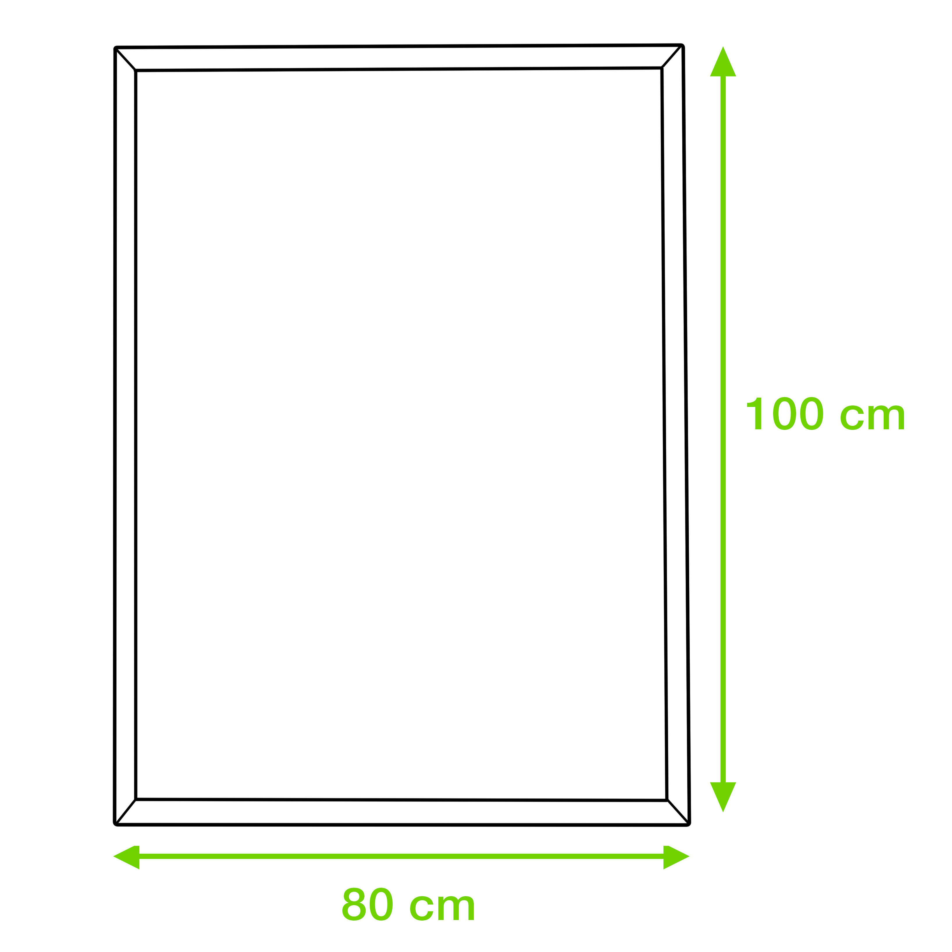 Espejo de baño rectangular Talos 80x100 cm (sin luz) - 3