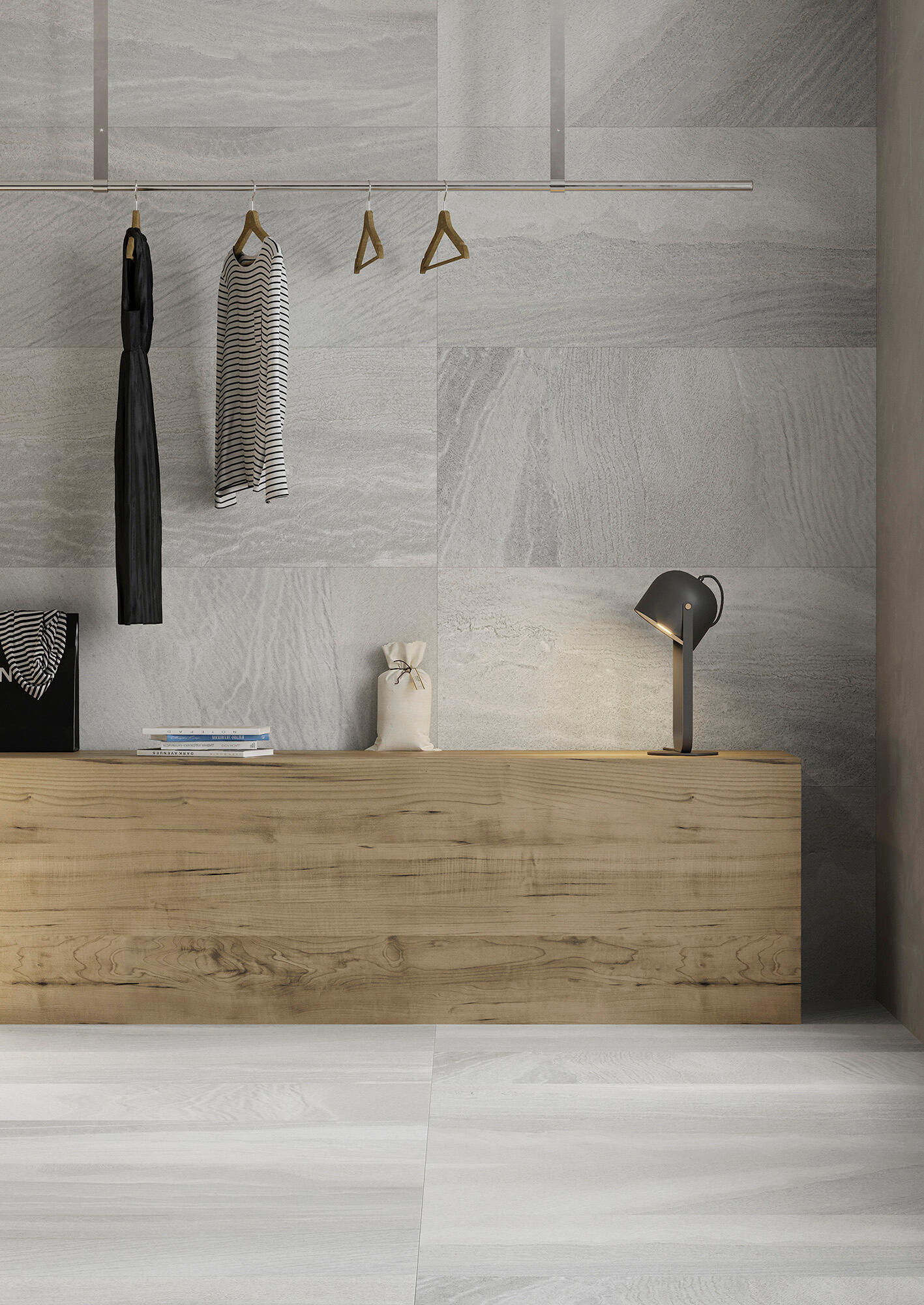 Pavimento cerâmico Canyon Grey 60x120 cm - 6