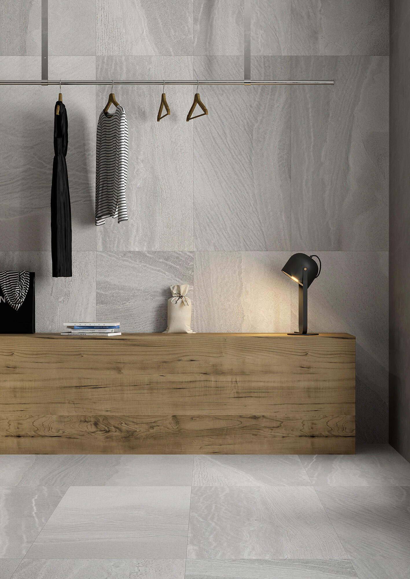 Pavimento cerâmico Canyon Grey 60x120 cm - 5