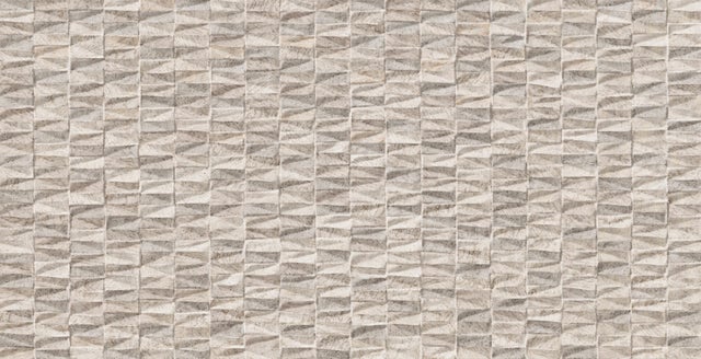 Azulejo porcelánico Canyon efecto piedra almond deco 32x62.5 cm