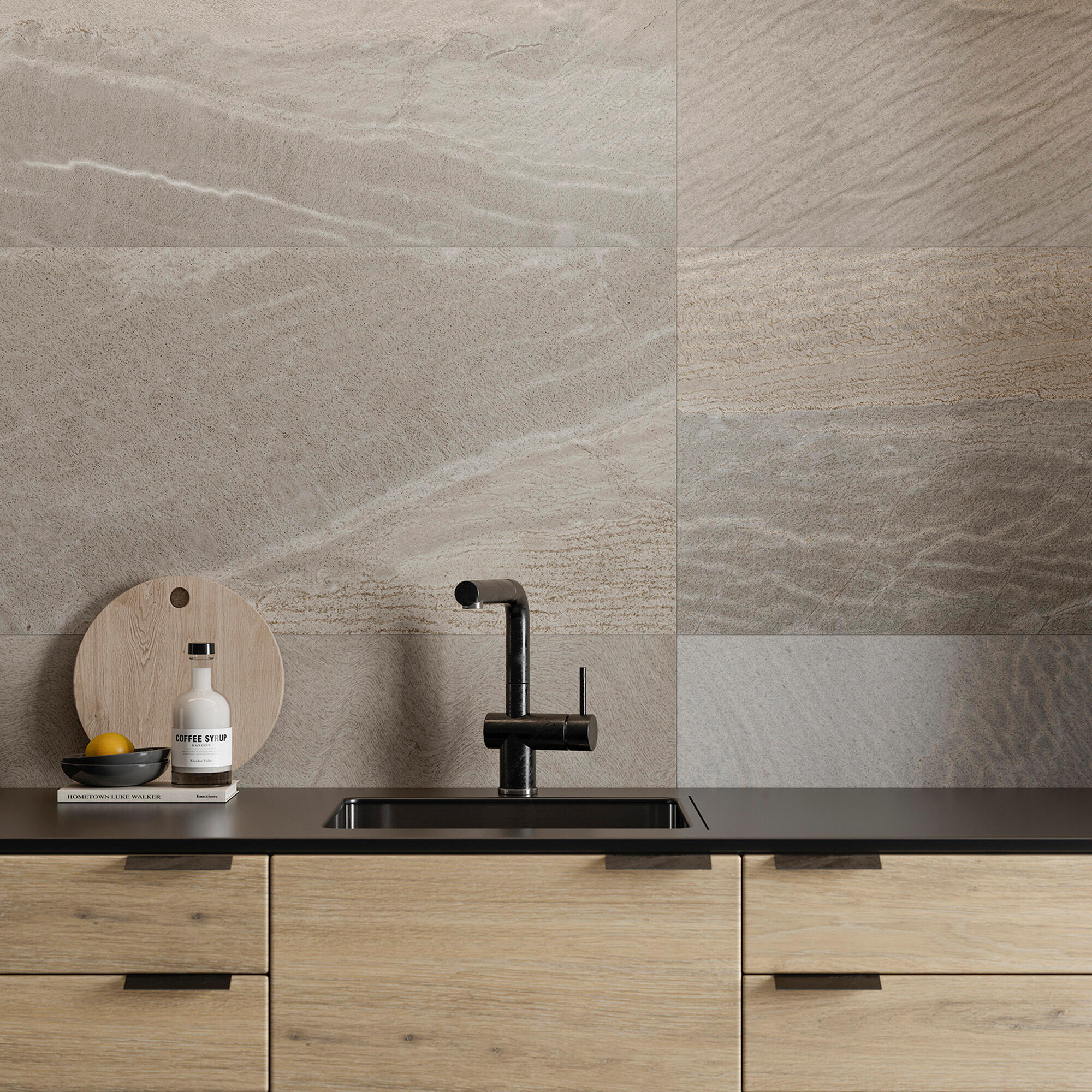 Azulejo porcelánico canyon efecto piedra natural 32x62.5 cm