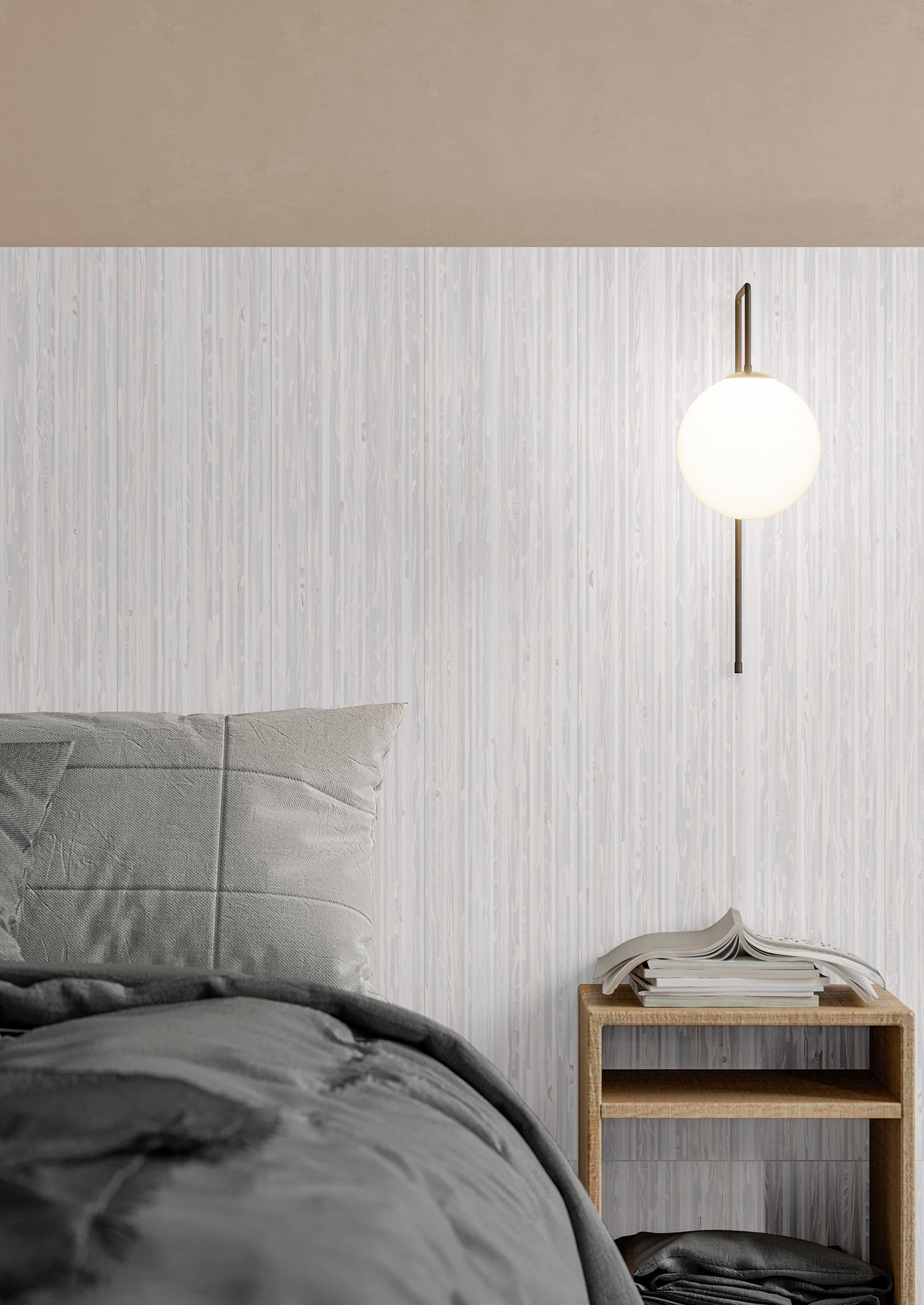 Azulejo porcelánico lama efecto madera gris 15x90 cm