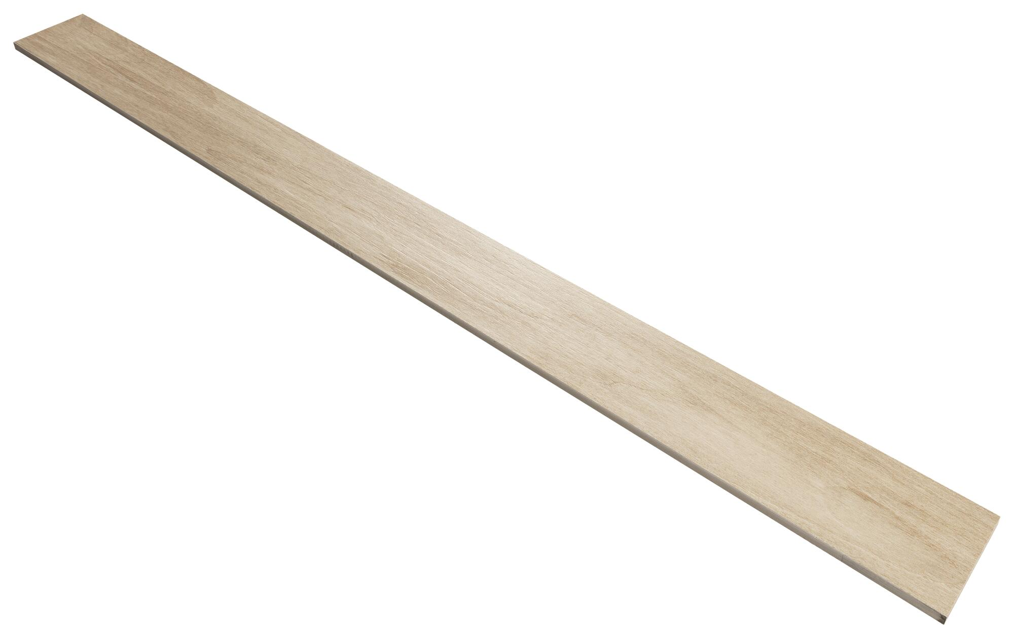 Pack de 4 rodapiés porcelánico escandinavia 120x10 cm madera honey artens