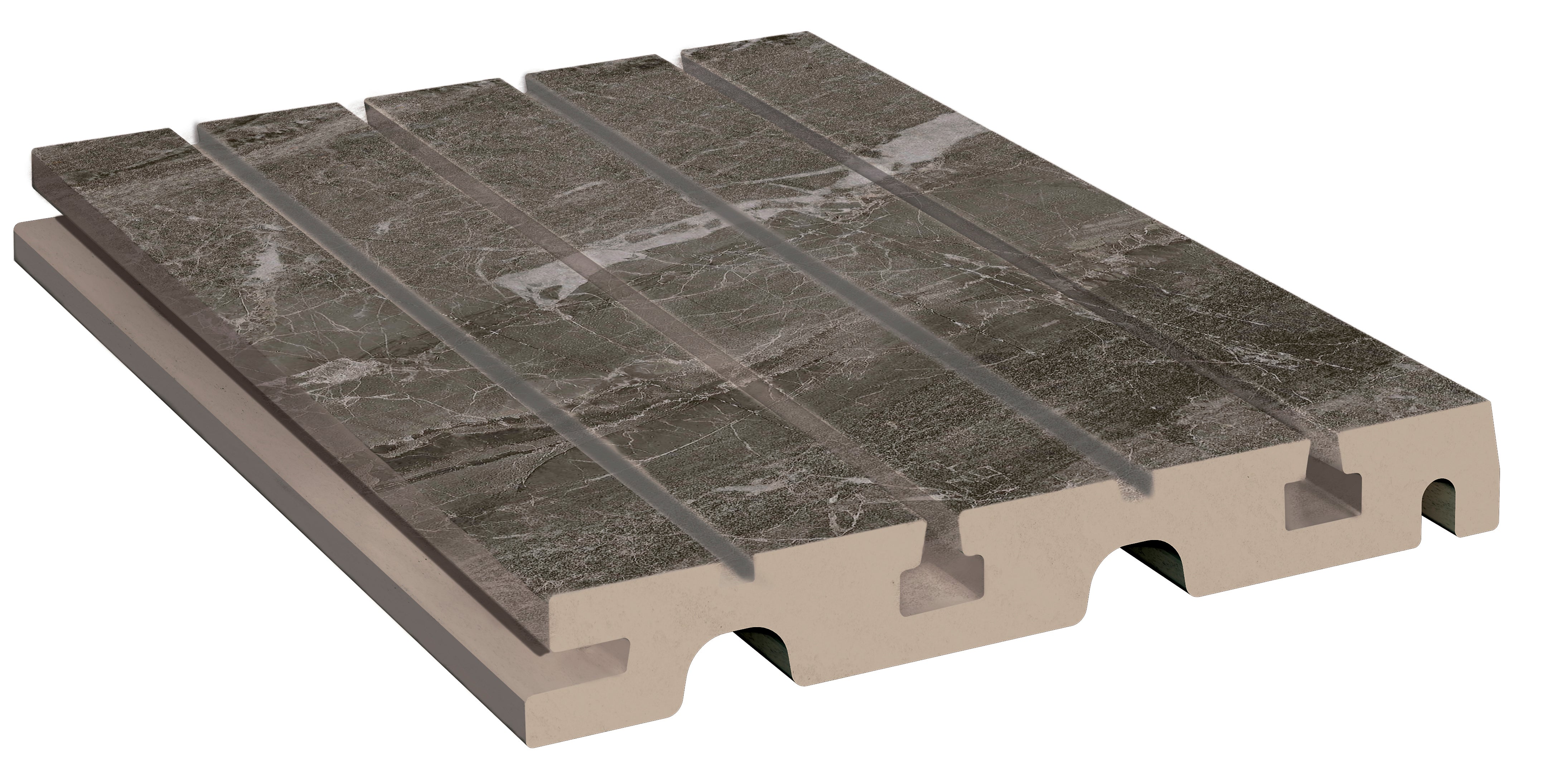 Baldosas para peldaños de escalera cerámica imperial de 24.5x24.5cm marrón