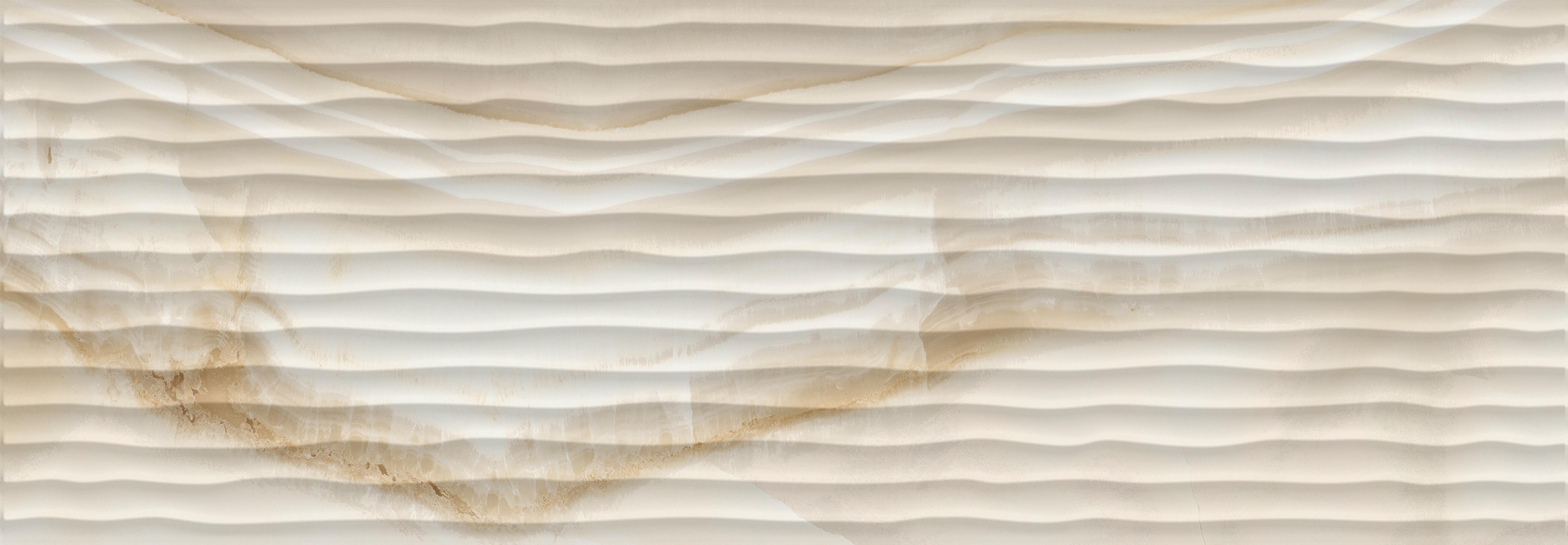 Azulejo cerámico marmi efecto mármol sand relieve 30x90 cm artens