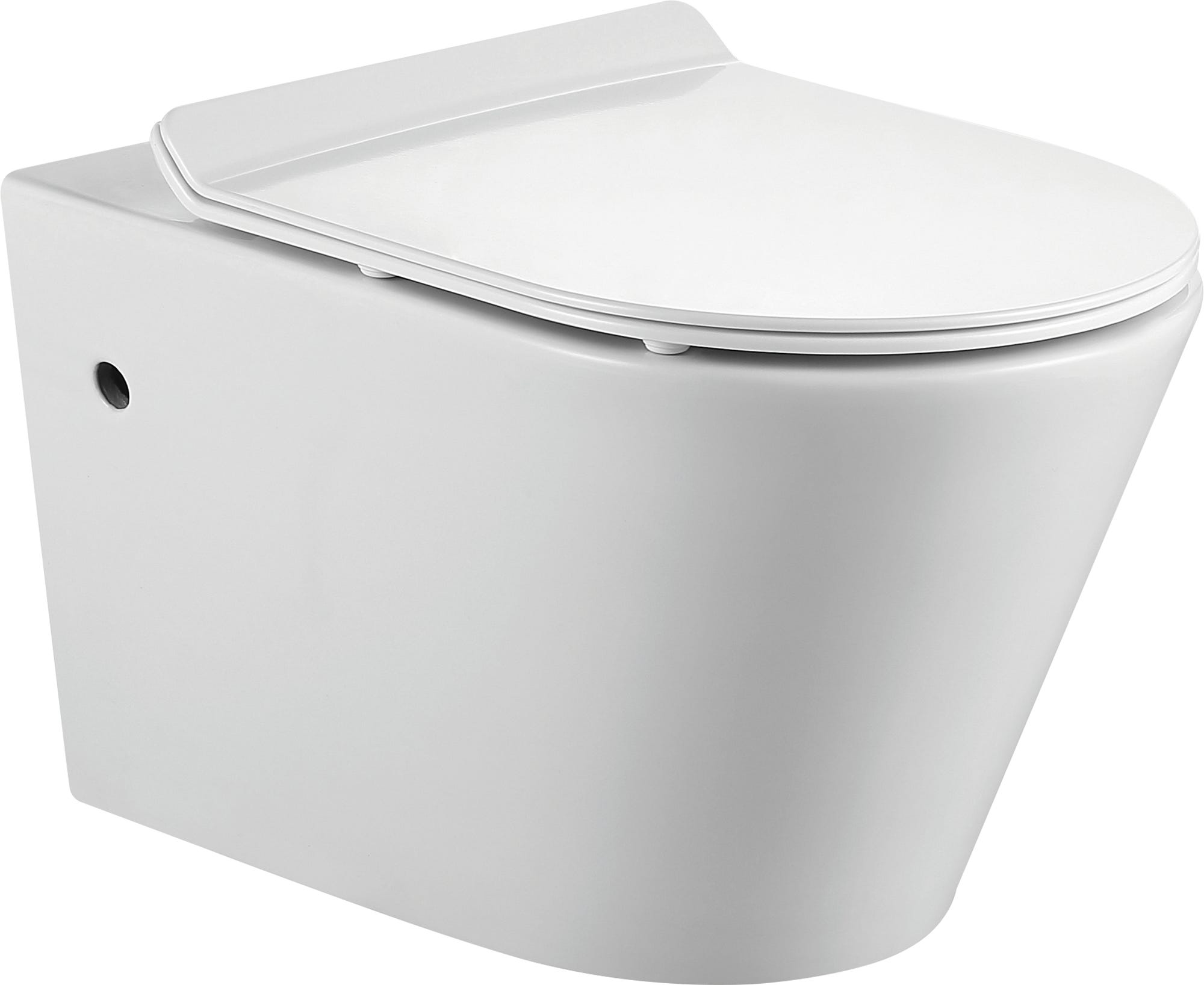 Taza WC suspendido BATHCO Sintra con tapa amortiguada blanco | Leroy Merlin