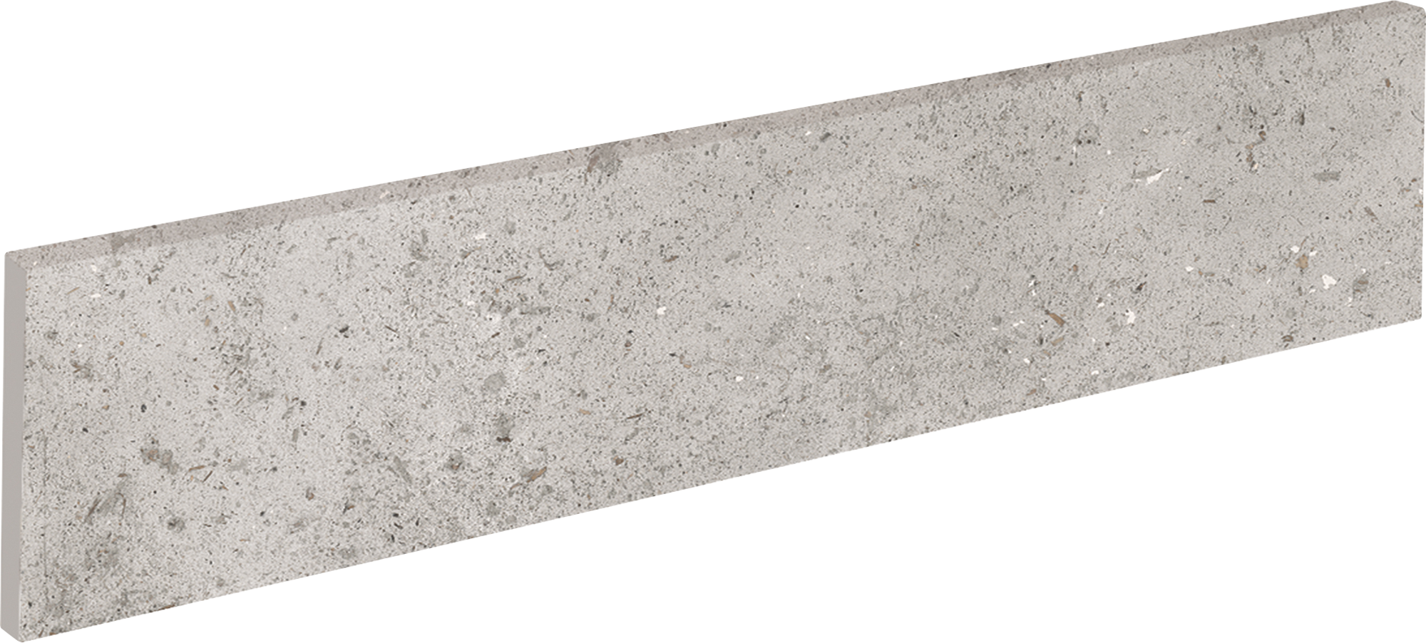 Rodapié cerámico litos 40x9 cm piedra gris