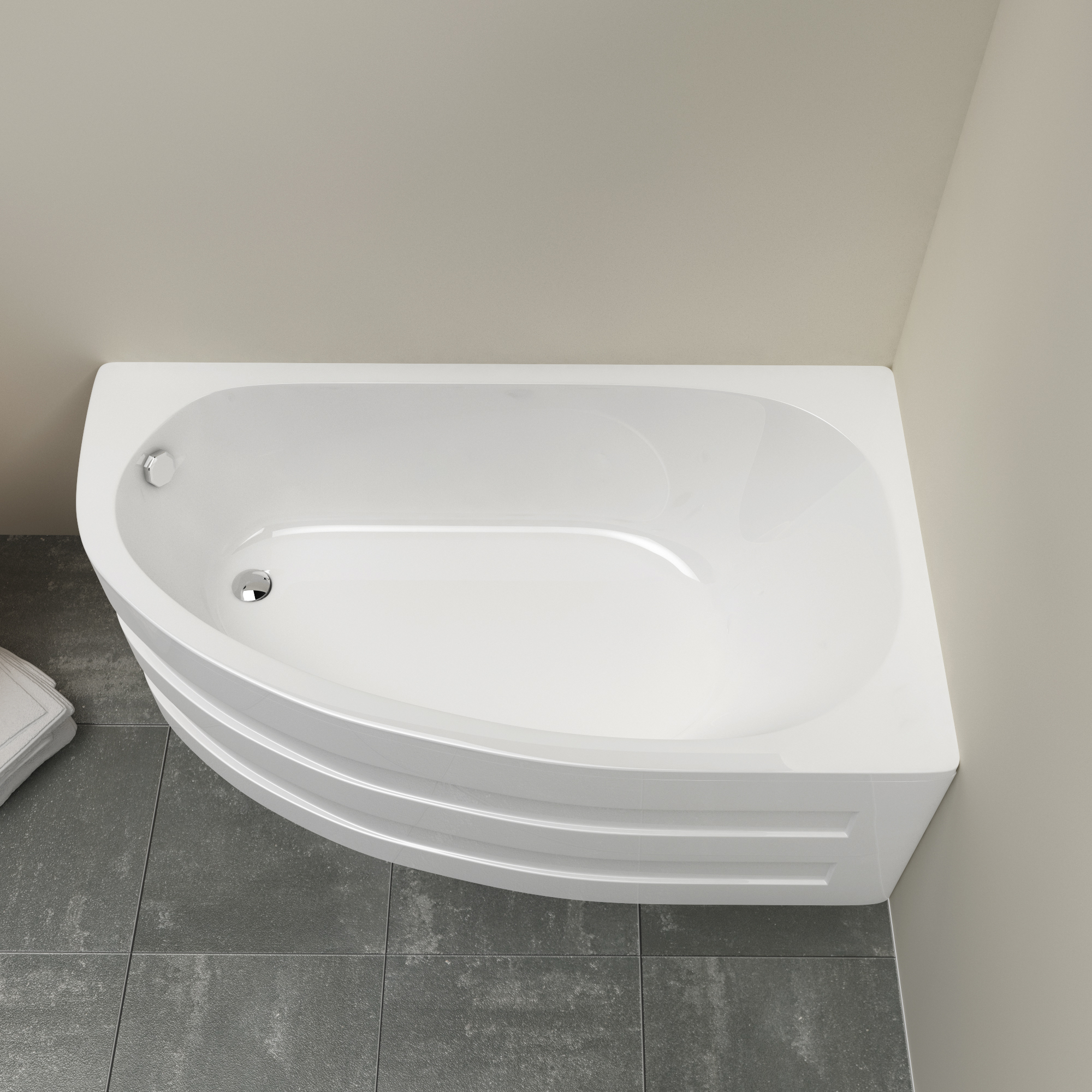 Bañera angular sanycces aura 160x90 cm