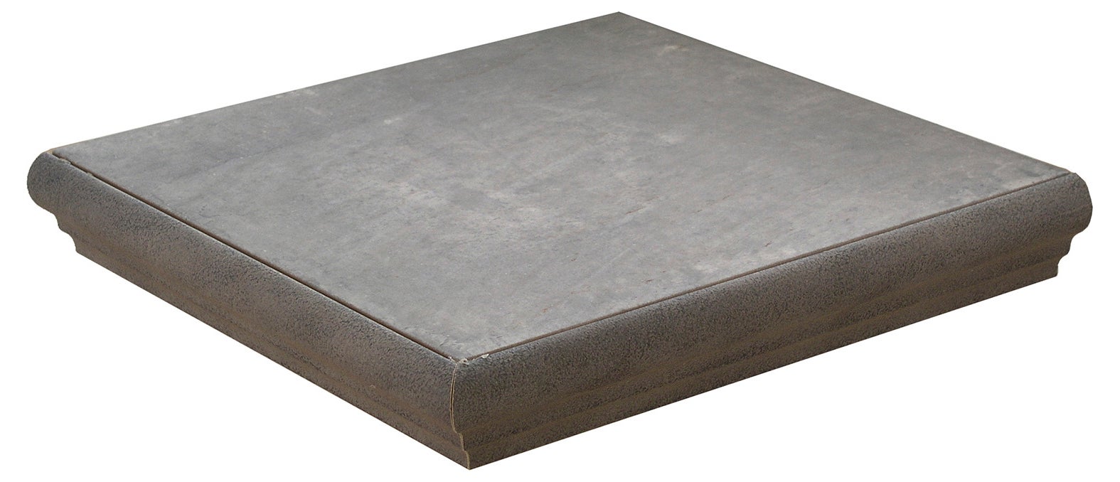 Peldaño gres porcelánico rustic efecto terracota gris 33.15x33.15cm espesor 7.6mm