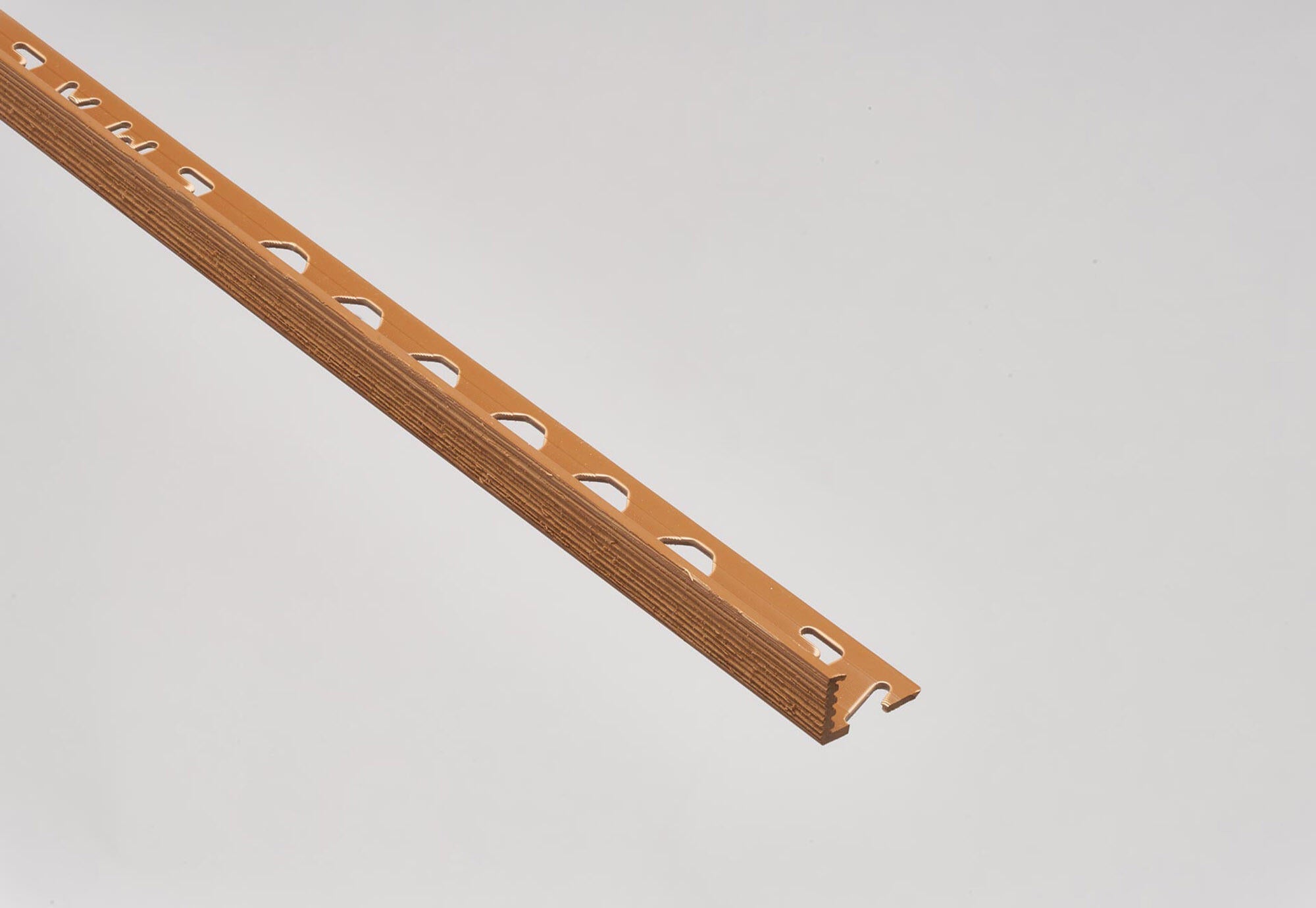 Emac Complementos  Perfil De Esquina Y Borde Externo De Pvc Canela Int/Ext 2.5M X1cm Pvc, Leroy Merlin