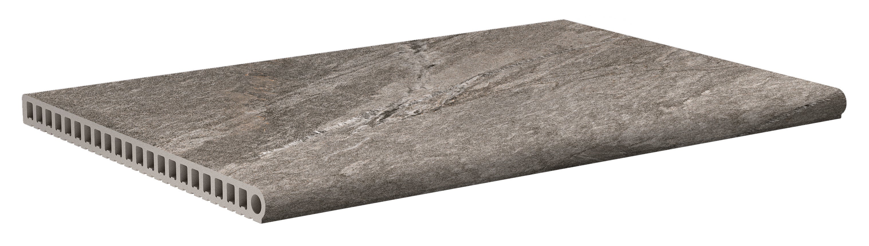 Baldosas para peldaños de escalera cerámica imperial de 75x45cm marrón