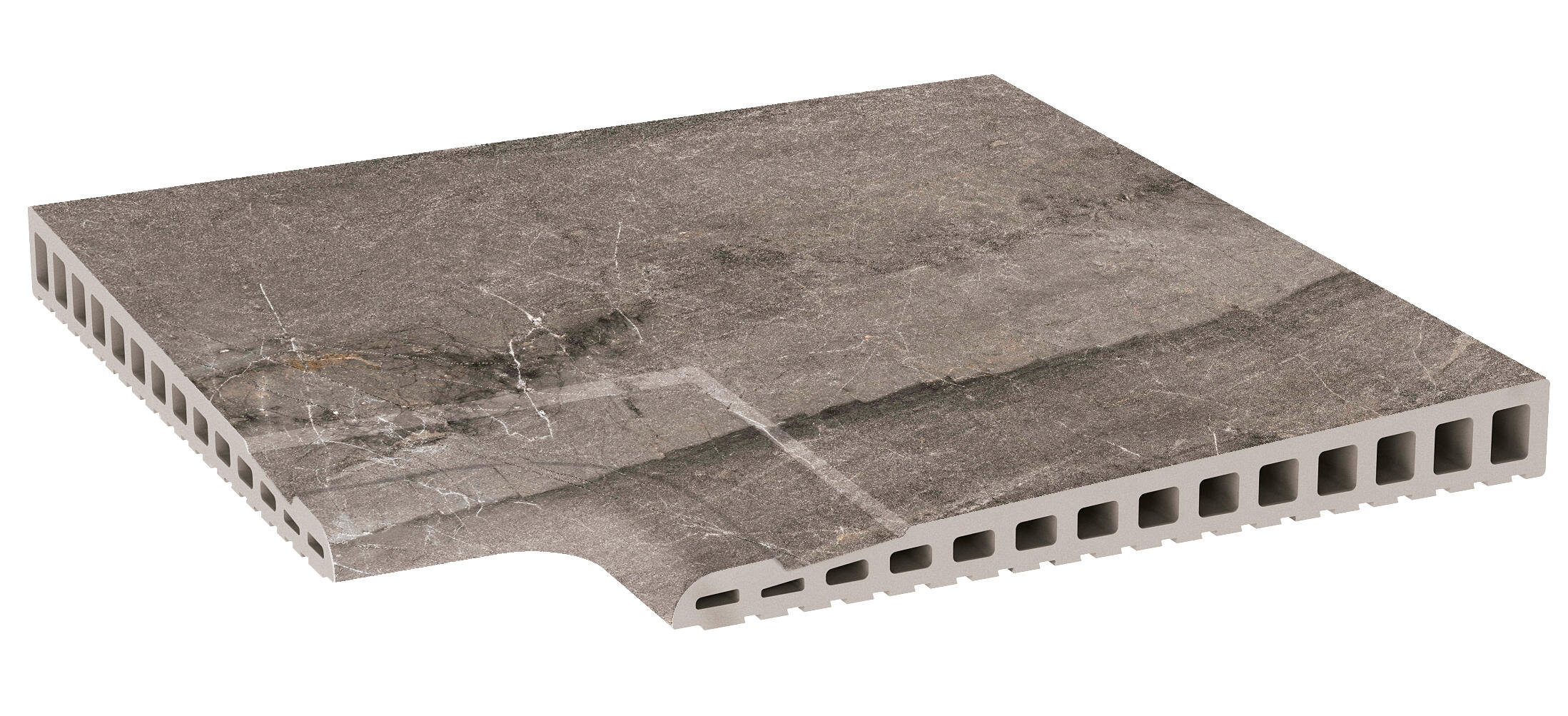 Baldosas para peldaños de escalera cerámica imperial de 31x31cm marrón