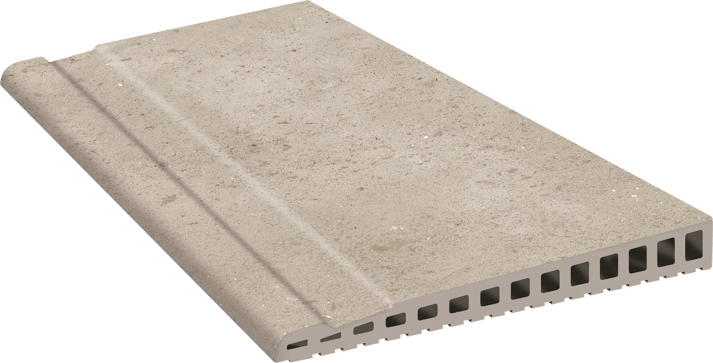 Baldosas para peldaños de escalera cerámica litos de 66.5x28cm sabana