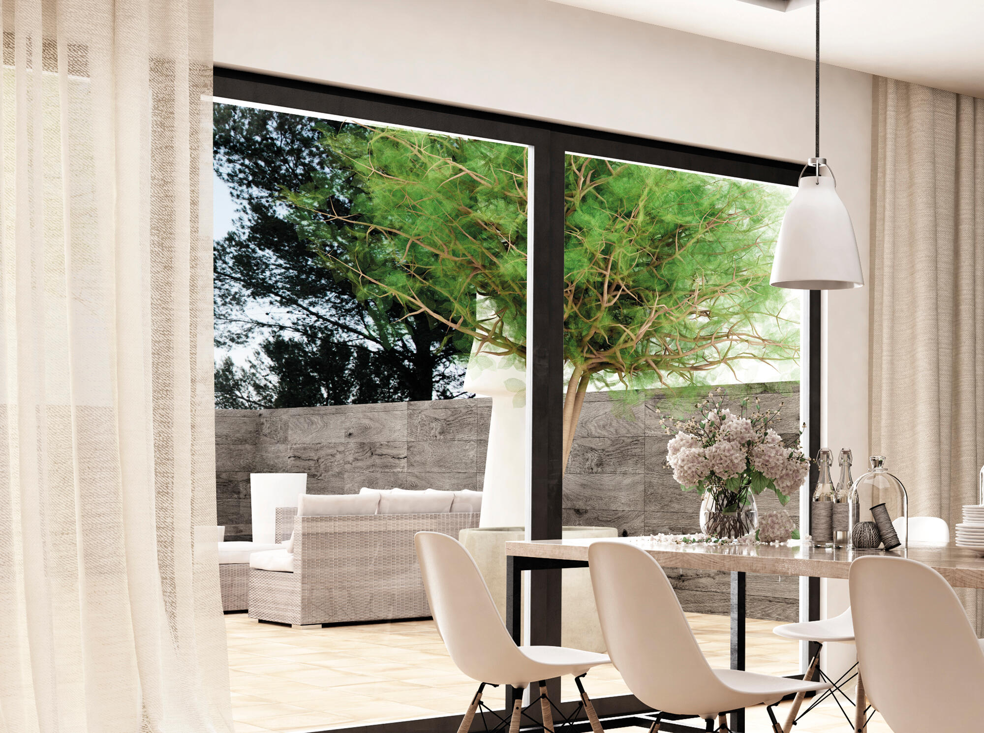 Suelo porcelánico rustic efecto terracota crema 33.15x33.15 cm c3