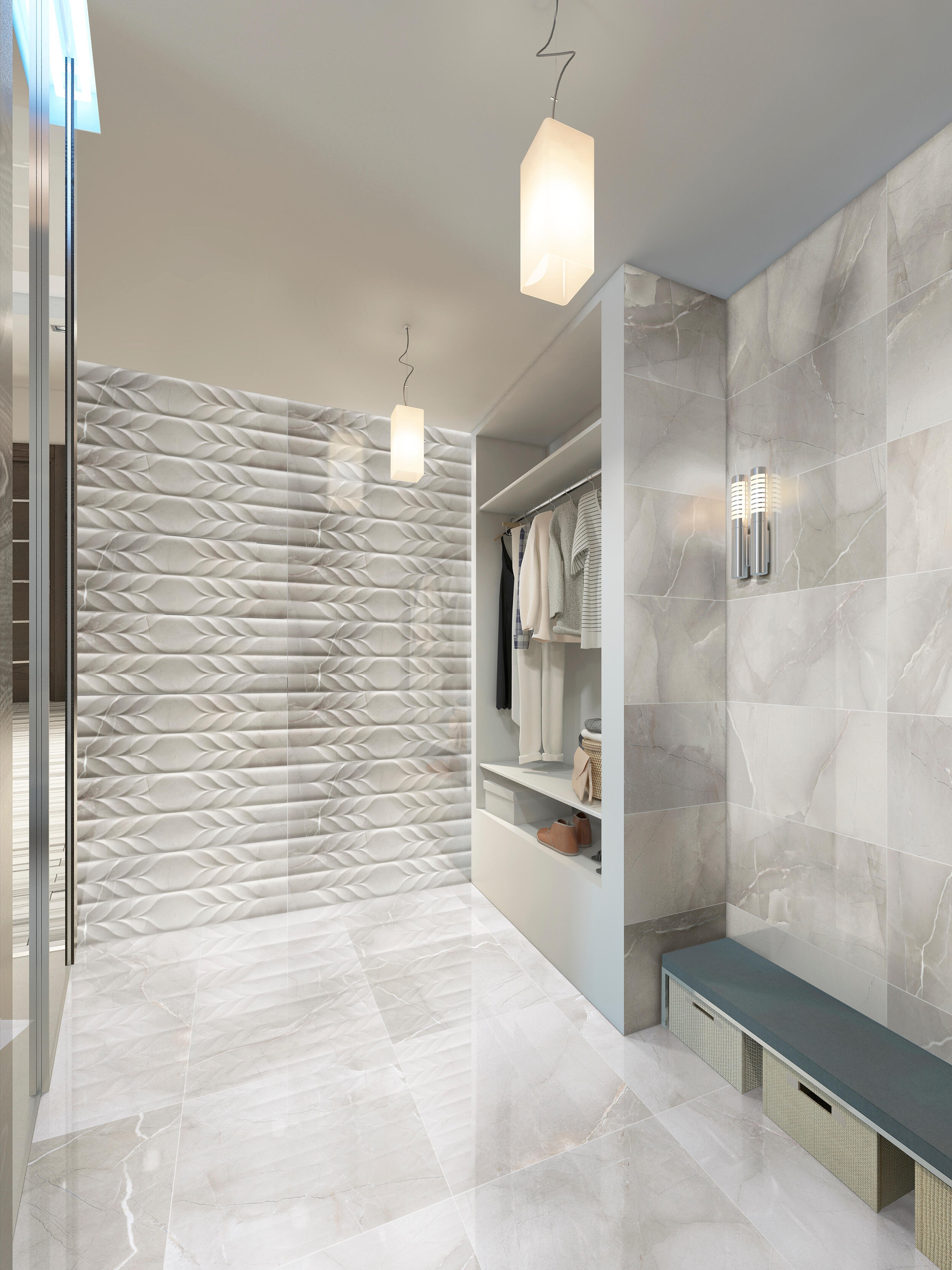 Suelo/azulejo porcelánico pandora efecto mármol gris 60x60 cm c1