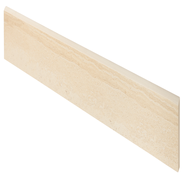 Rodapié porcelánico Bellapietra 60x8.3 cm piedra travertino ARTENS