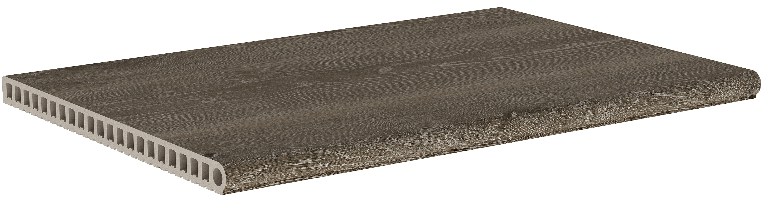 Borde extrusionado yoho efecto madera marrón 75x45cm espesor 30mm