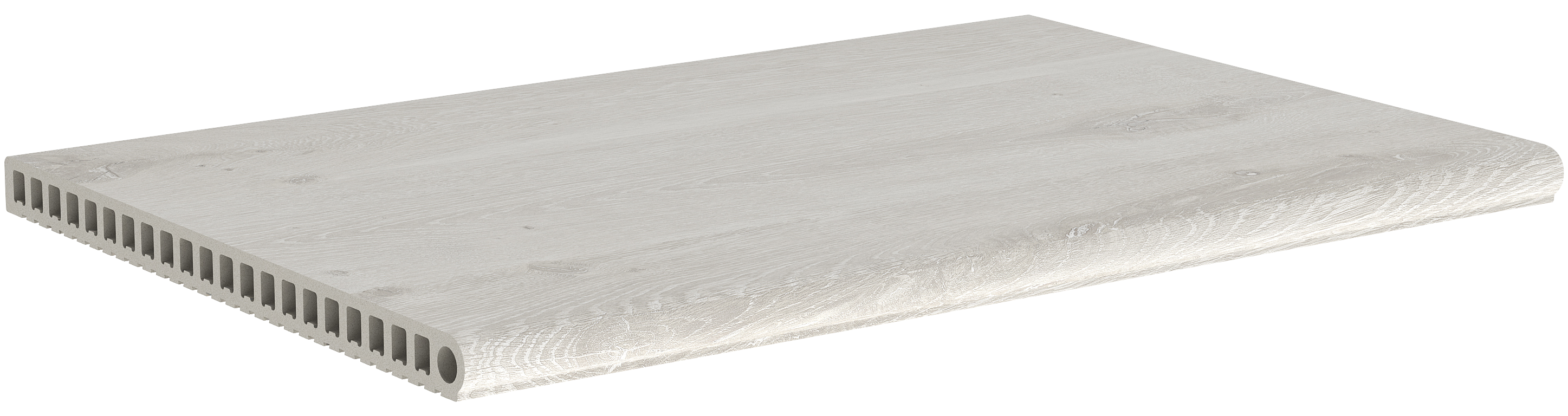 Peldaño extrusionado yoho efecto madera beige 75x45cm espesor 30mm
