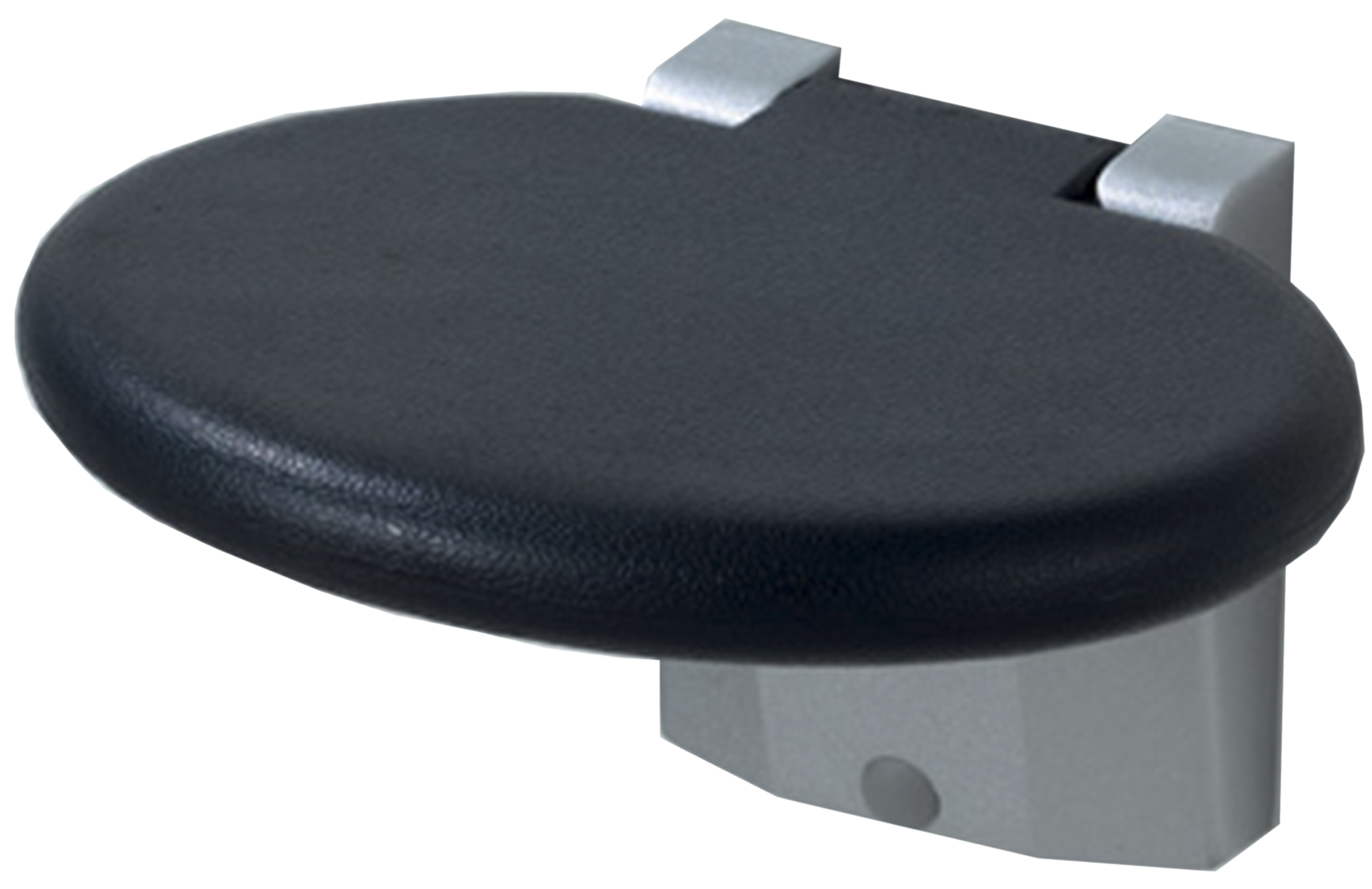 Asiento de ducha abatible serie 150 kg negro