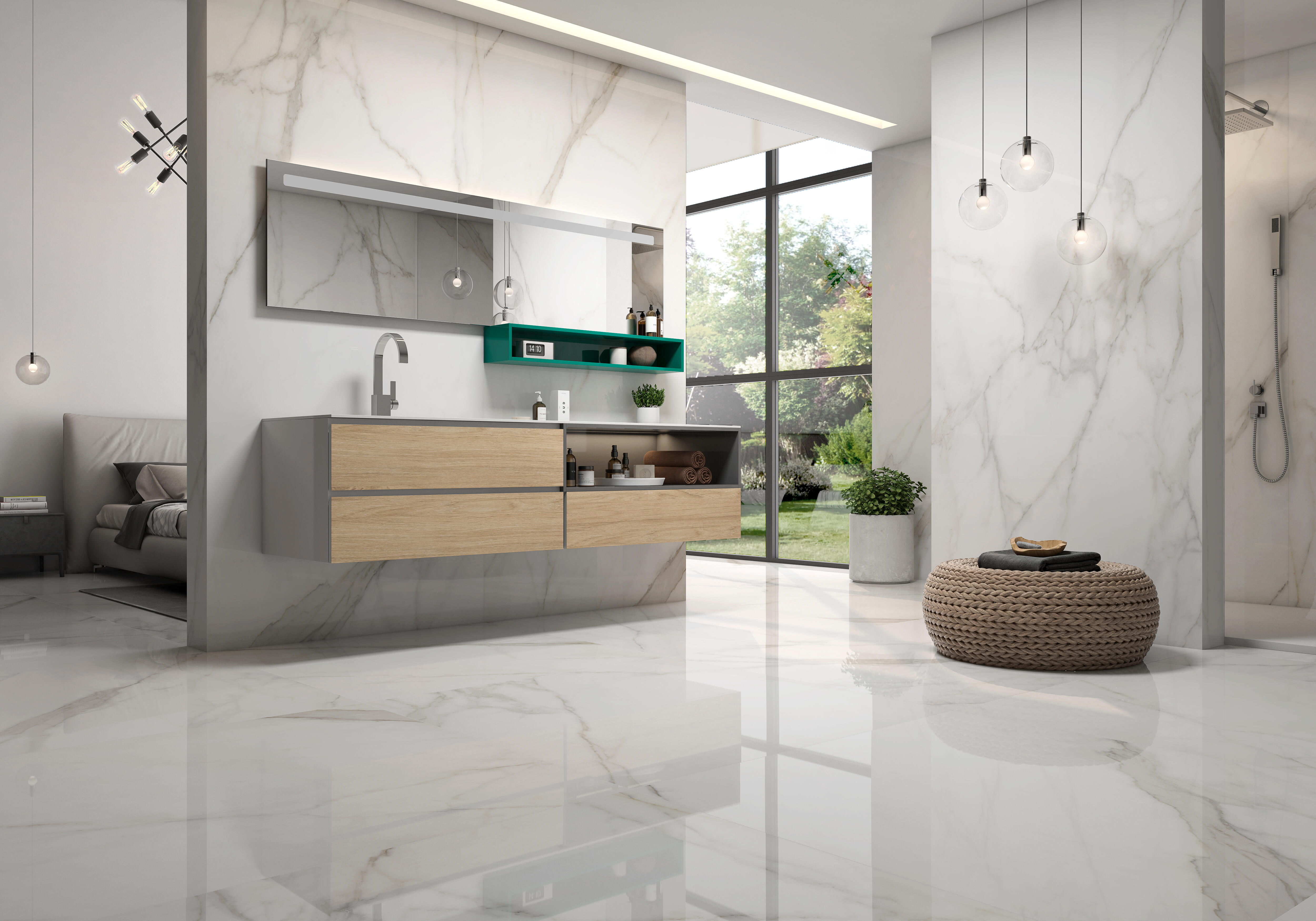 PAVIMENTO PORCELÁNICO 75X75 CM. VENECIA BLANCO - 3