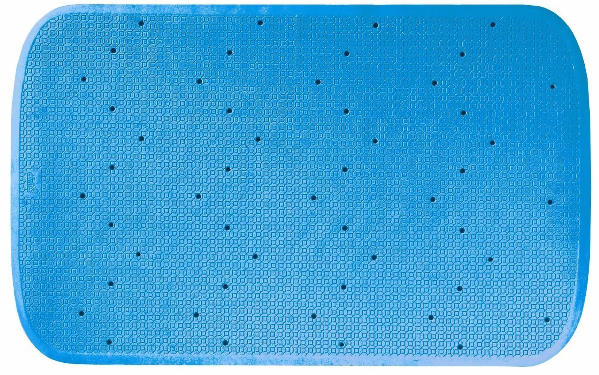 Alfombra de baño cuadrada 50x80 cm azul