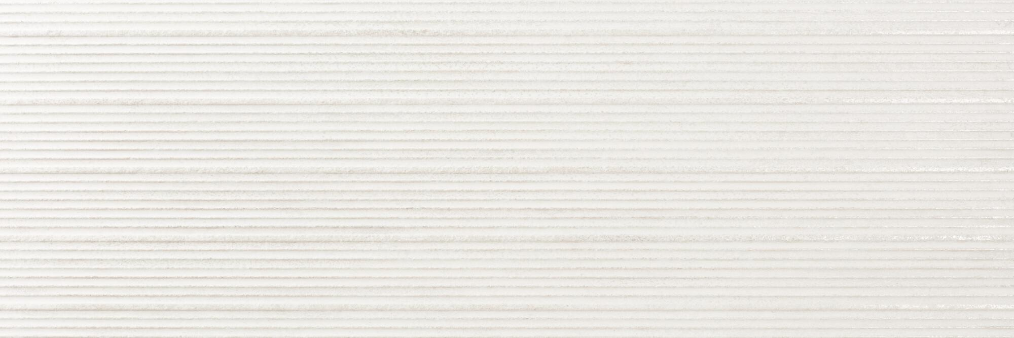 Azulejo cerámico titanium efecto cemento blanco relieve 30x90 cm artens