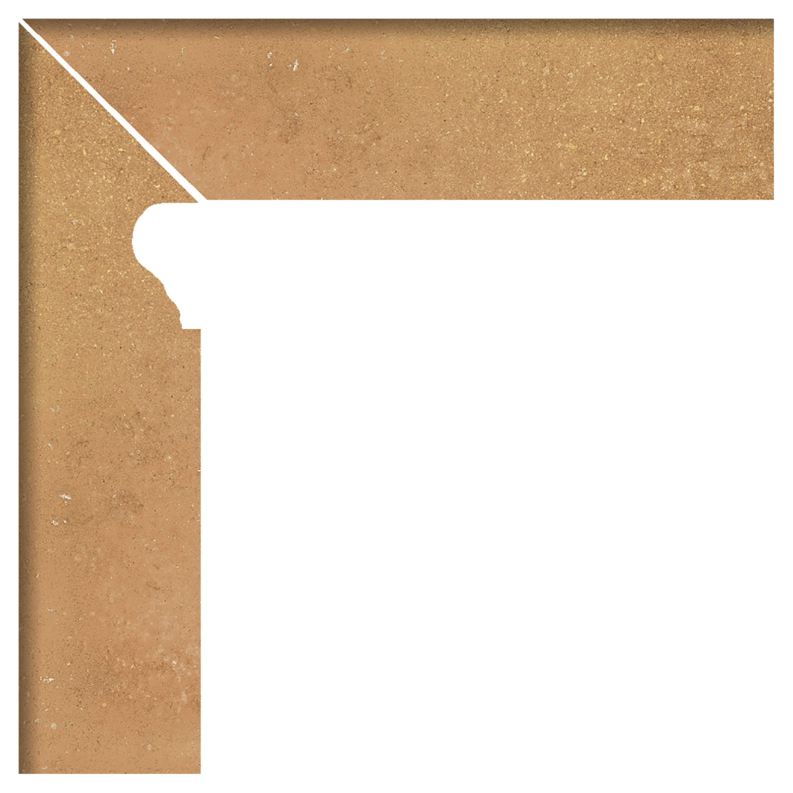 Rodapié rustic 33.15x8 cm terracota natural