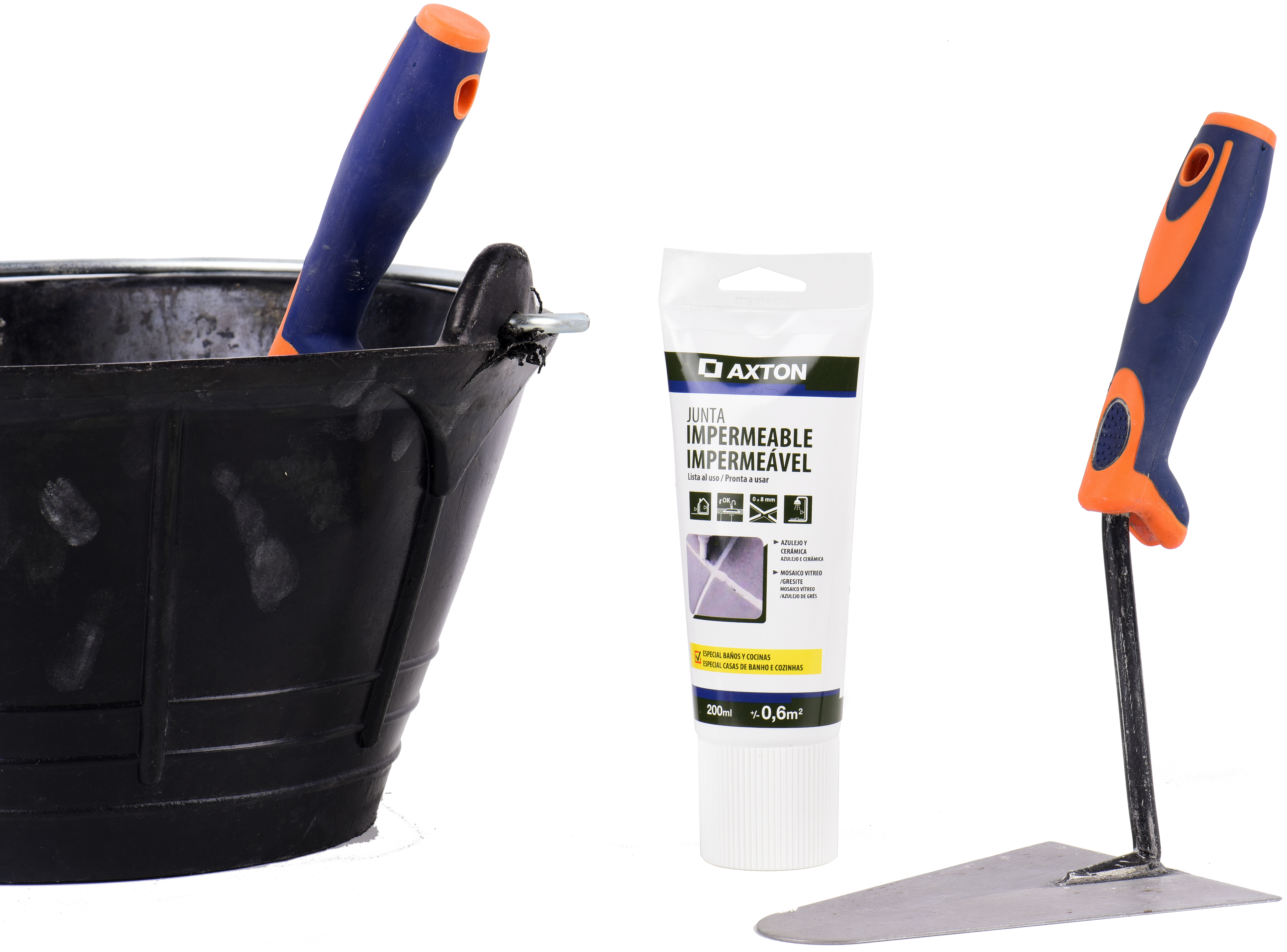 Junta impermeable lista al uso AXTON Blanco 0.20kg - 3