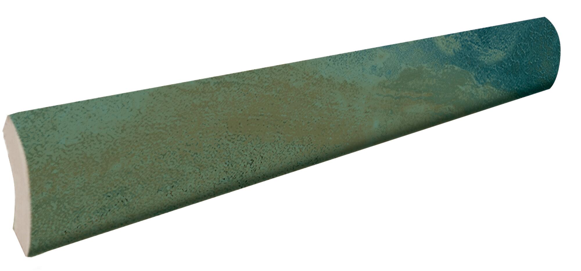 Listelo boreal efecto piedra verde turquesa con aguas 33x33cm
