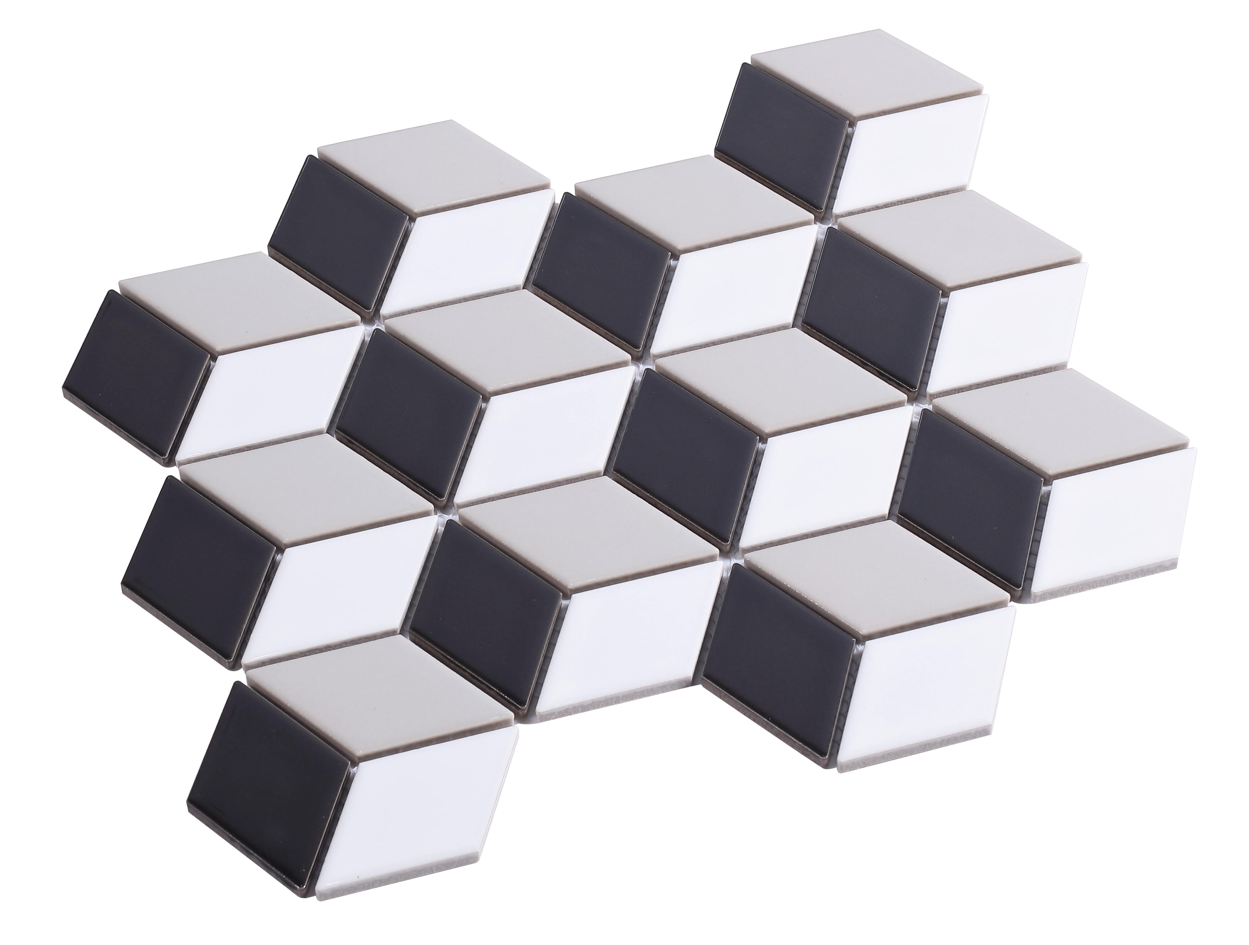 Mosaico tech 26.7x30.9 cm gris