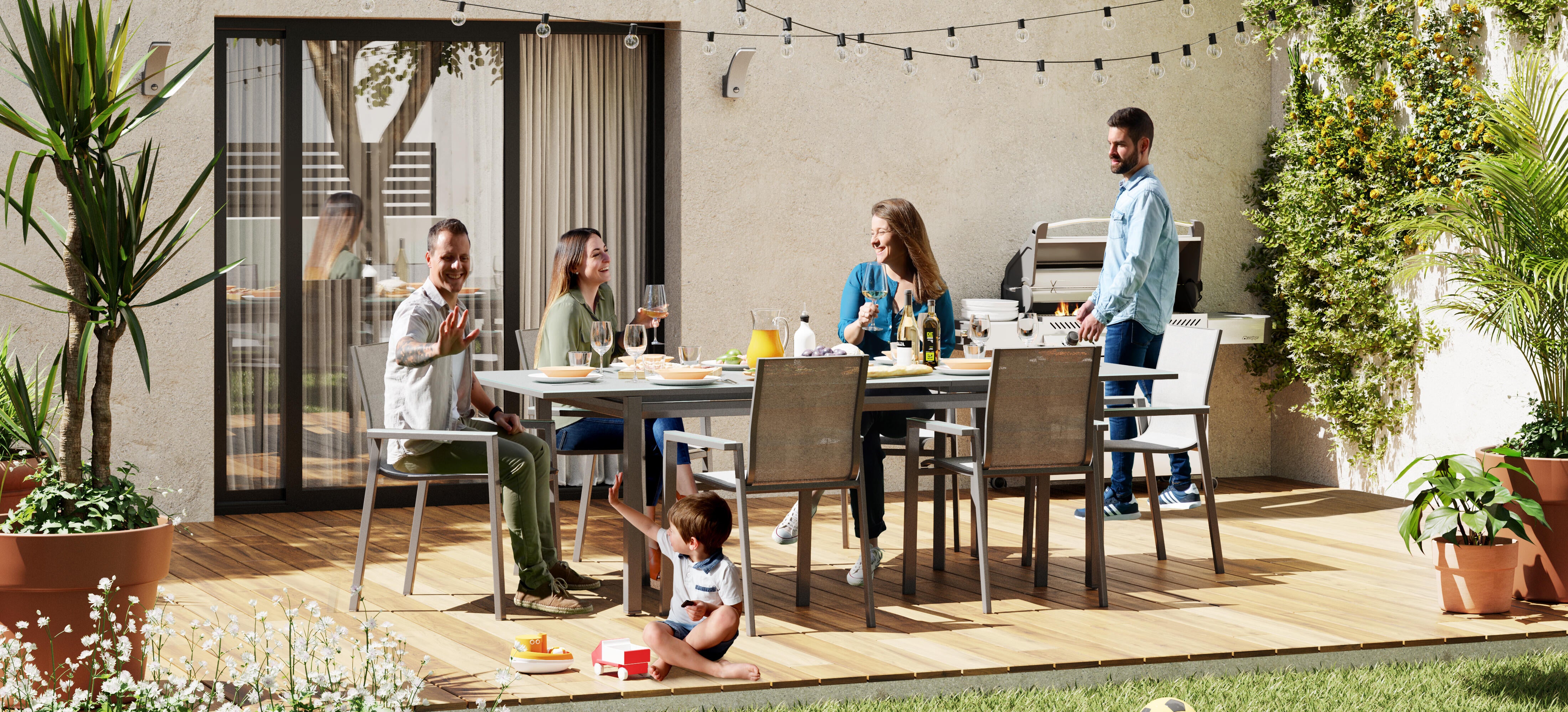 Guirnalda solar exterior LED blanco cálido con sensor crepuscular  Borealis IP44 8h. autonomía - 16