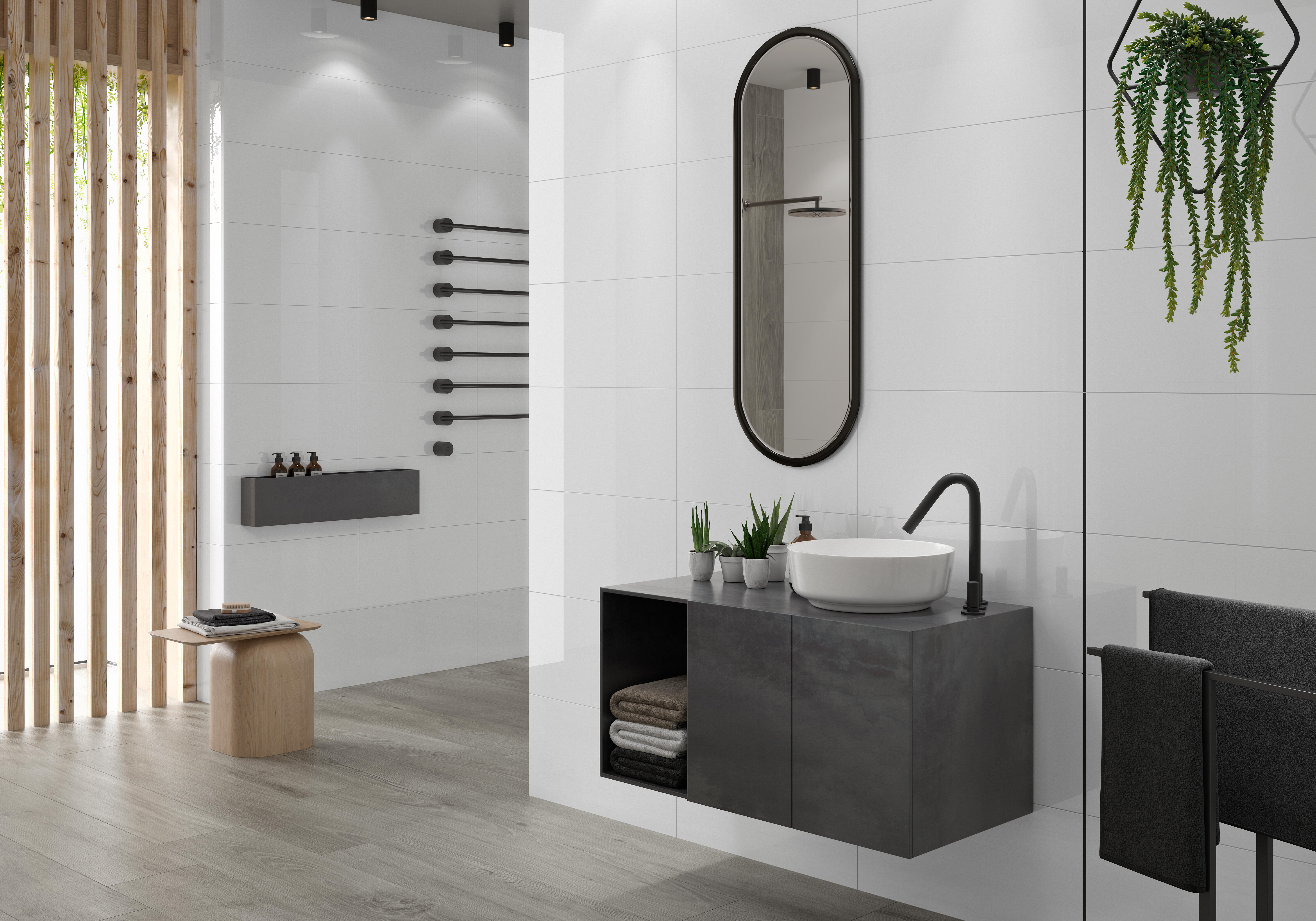 AZULEJO PASTA BLANCA 30X60CM BLANCO BRILLO - 4