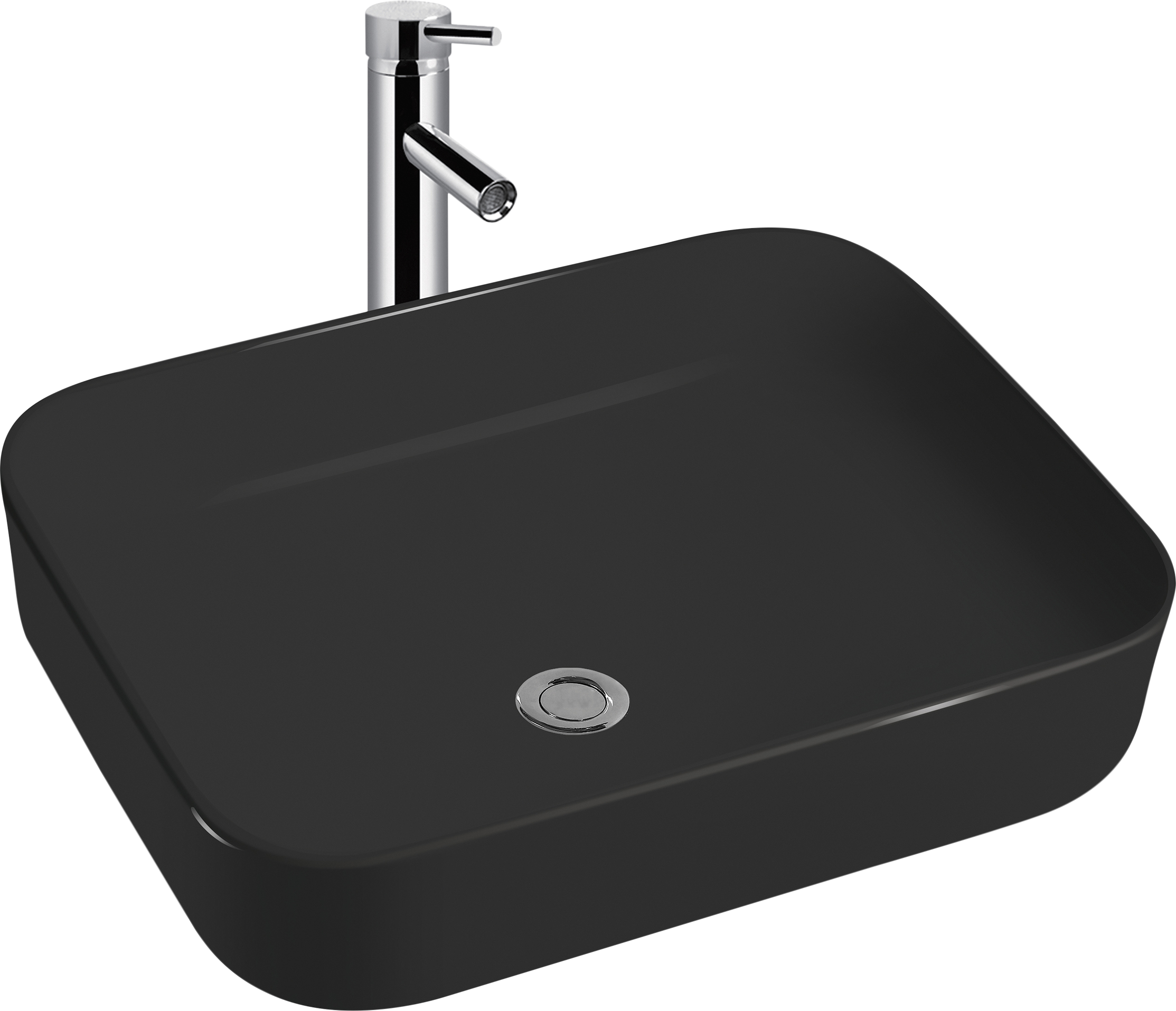 Lavabo de sobreponer dinan brillante 50x13x39 cm