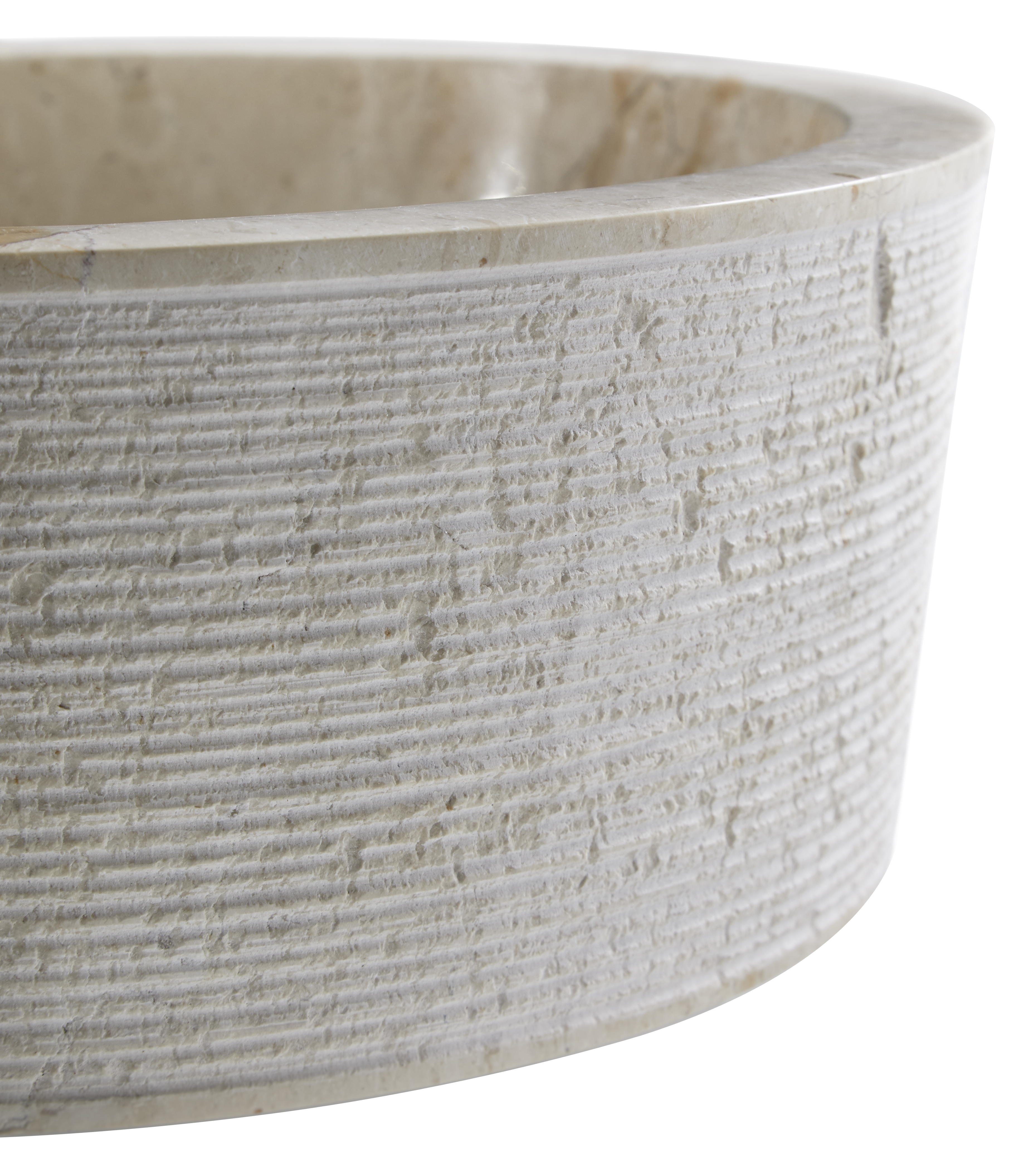 Lavatório de pousar 40 cm bege pedra Bahia - 7