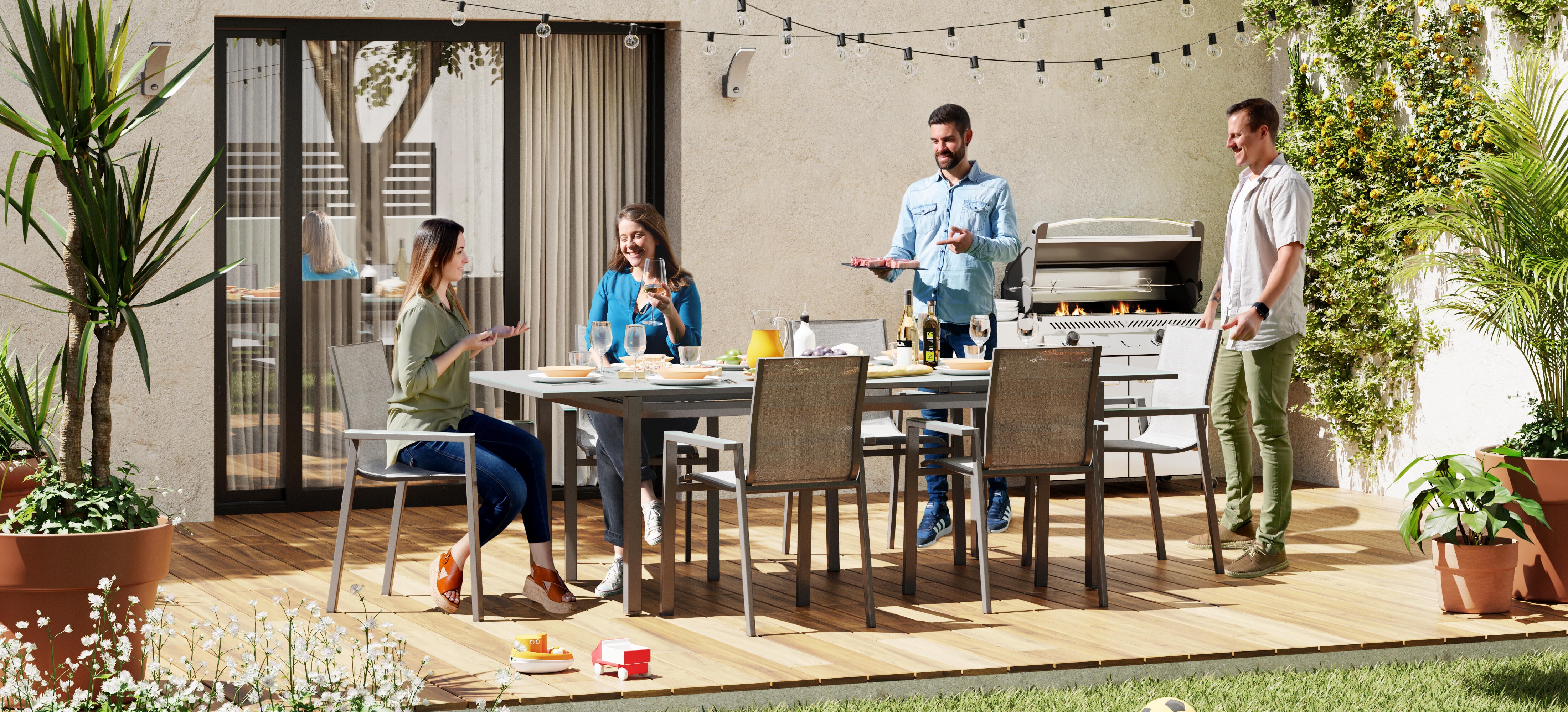 Guirnalda solar exterior LED blanco cálido con sensor crepuscular  Borealis IP44 8h. autonomía - 15