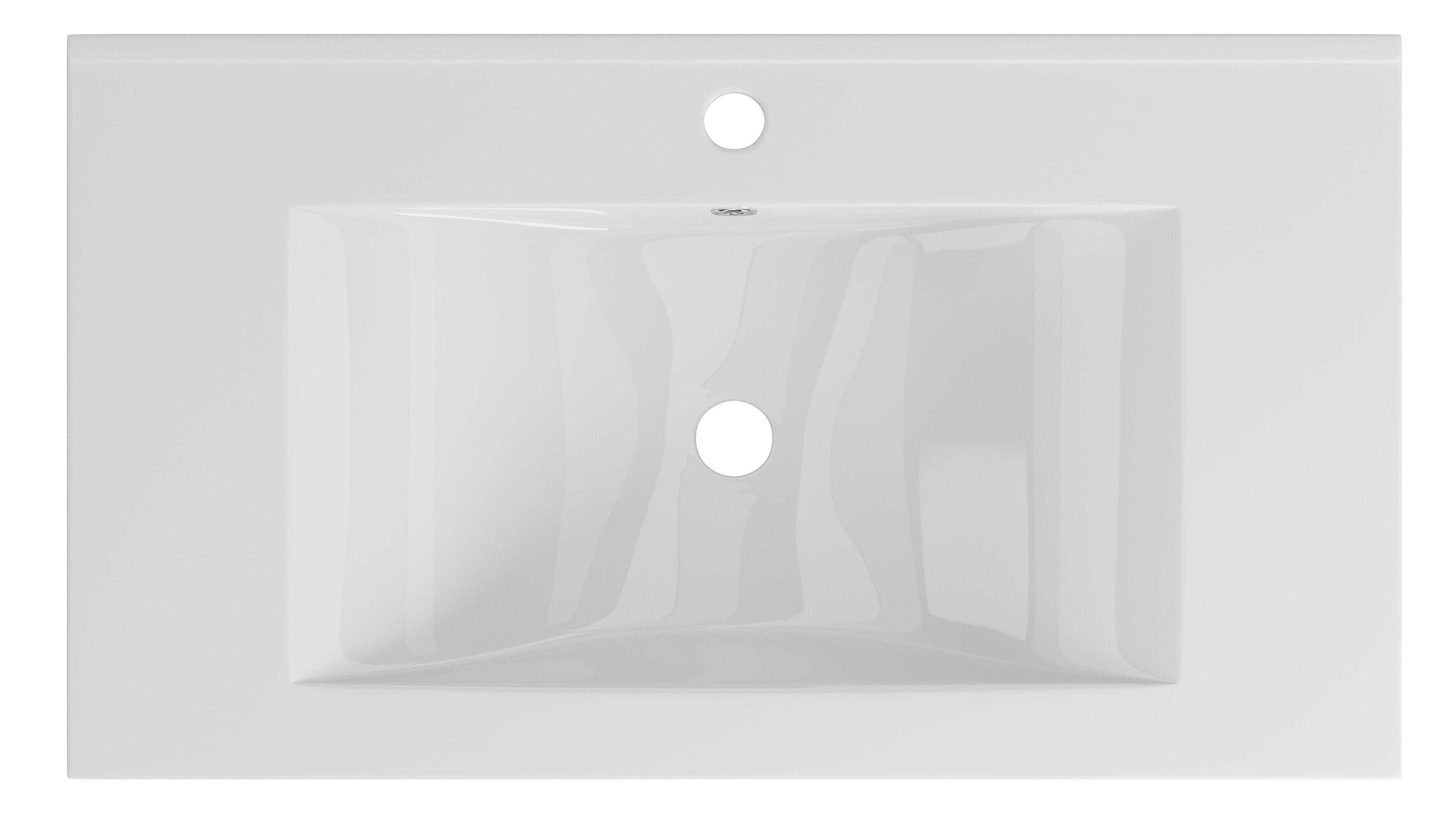 Lavabo encastrado max blanco 91x18x46 cm
