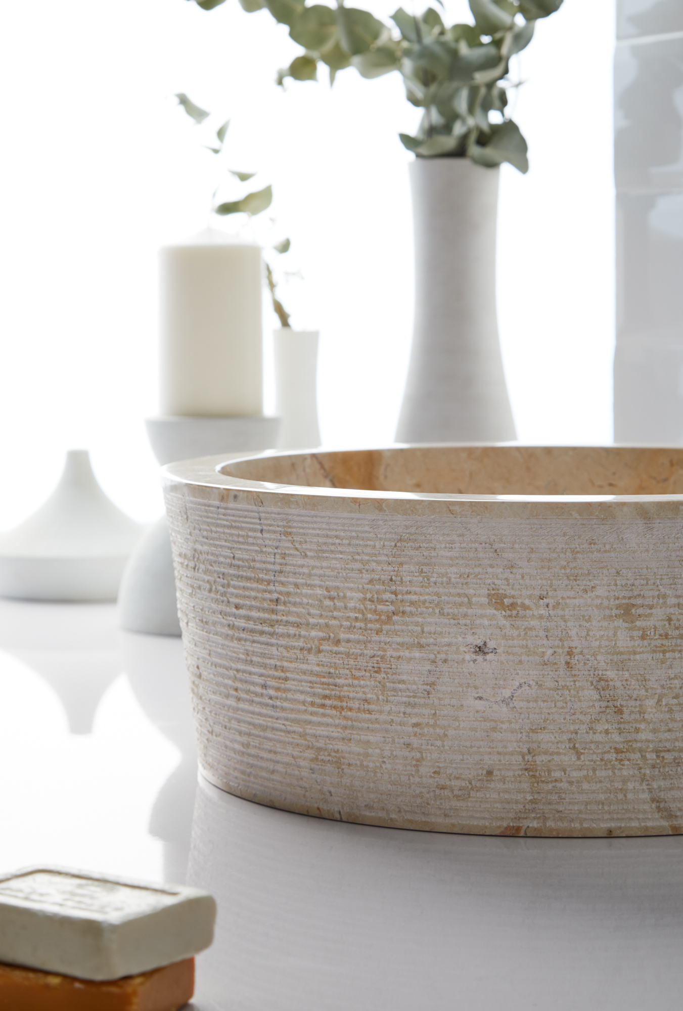 Mueble de baño con lavabo mérida acacia maciza 120x50 cm