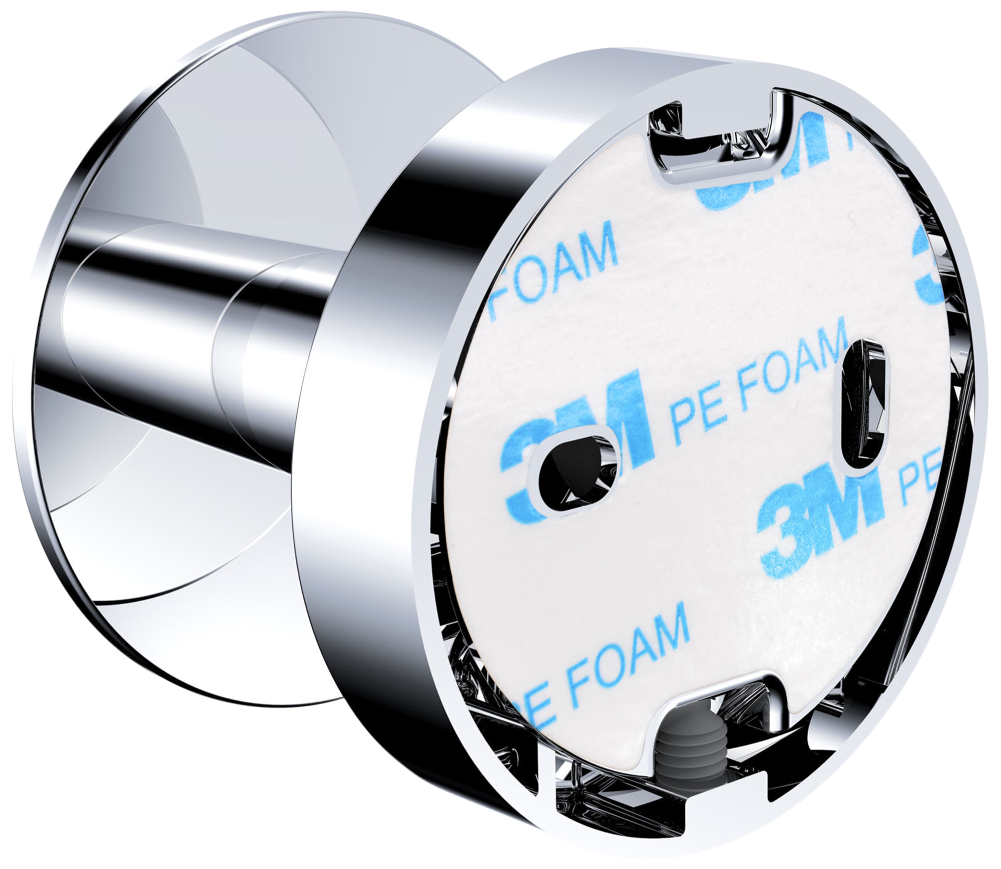 7 Cabides de fixar cromados Sensea Style - 3