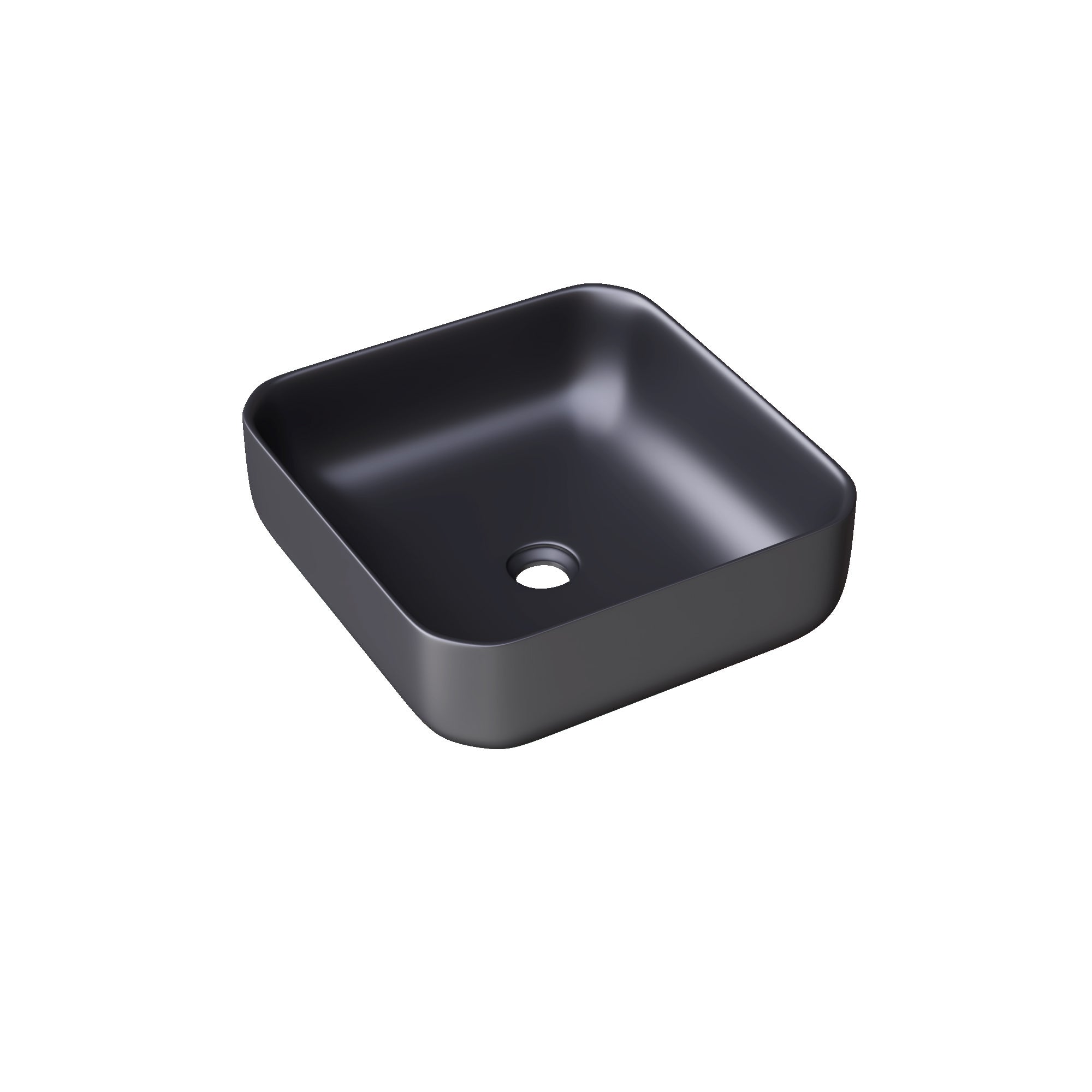 Lavabo de sobreponer mabanda mate 38.5x13.5x11 cm