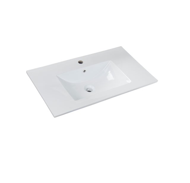 Lavatório de encastrar 81 cm branco Max