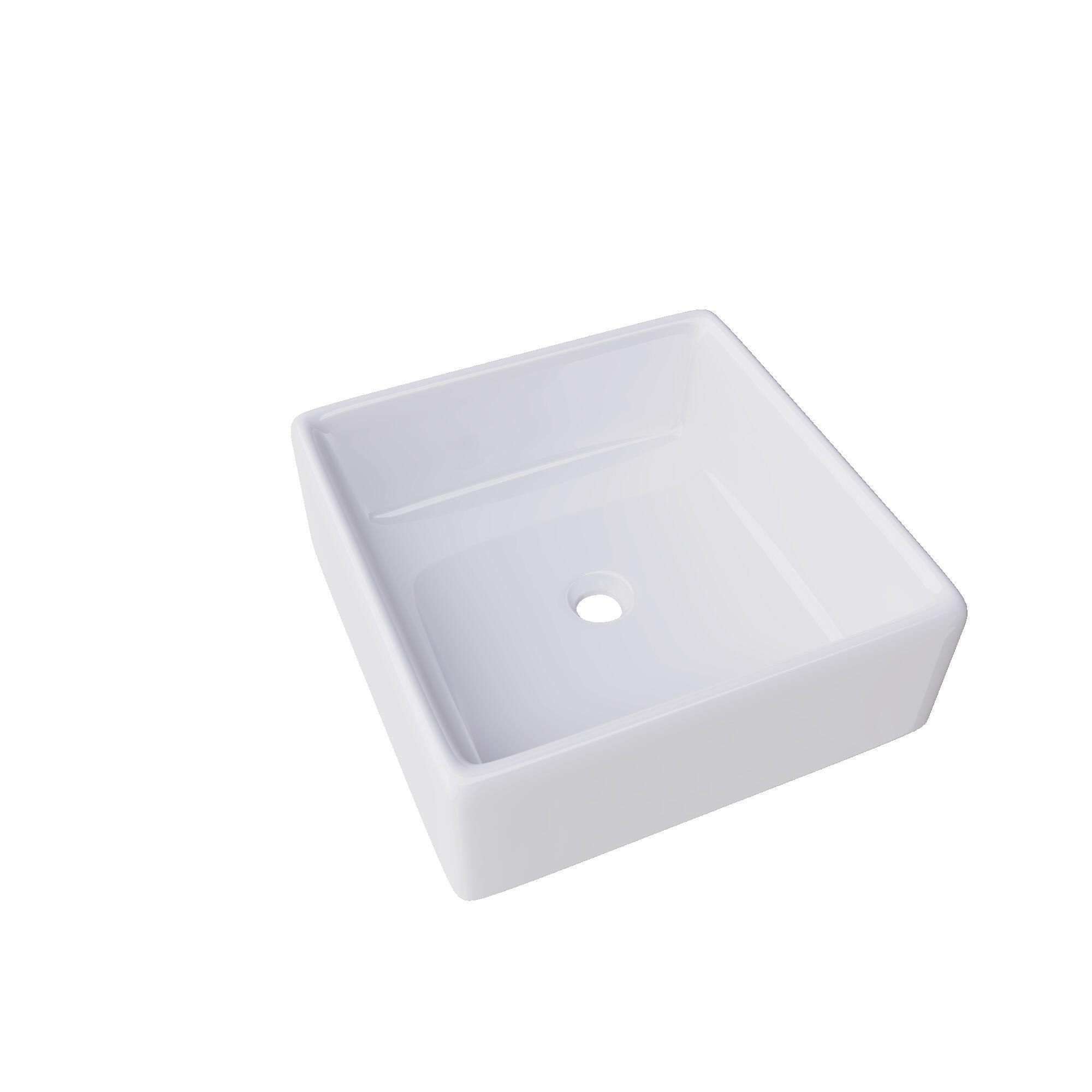 Lavabo de sobreponer cagliari brillante 37.5x13.5x11.2 cm