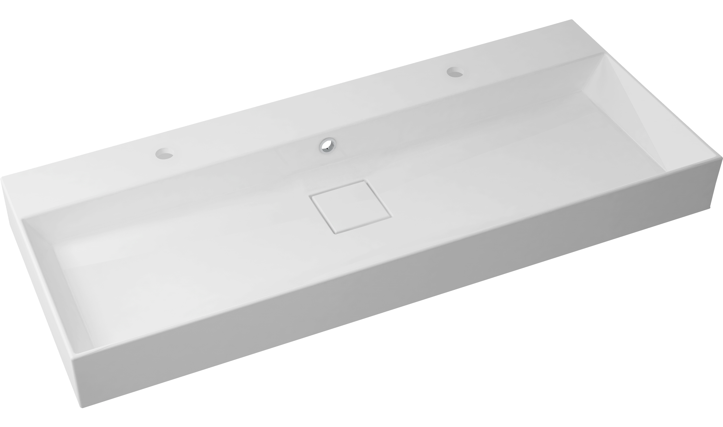 Lavabo Pure blanco 120x12x49 cm | Leroy Merlin