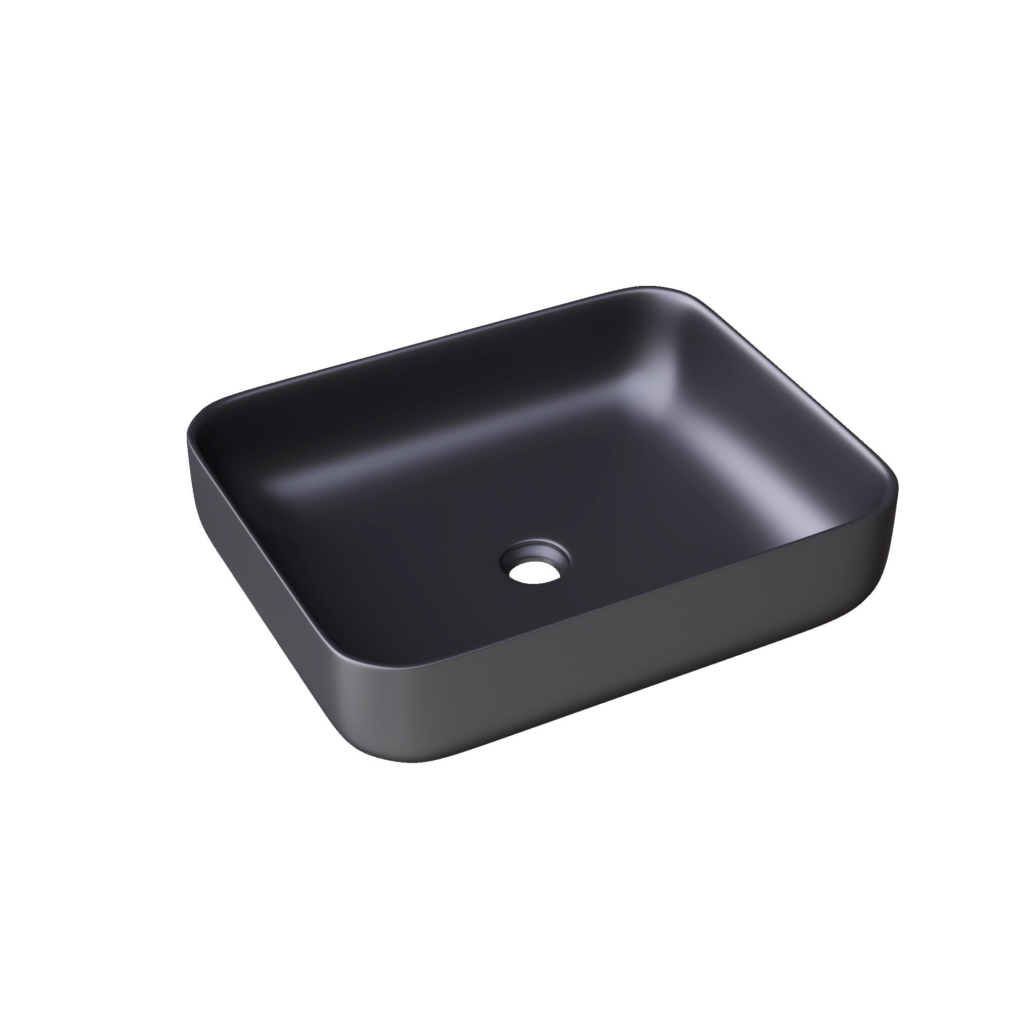 Lavabo de sobreponer mabanda mate 50x13.5x11 cm