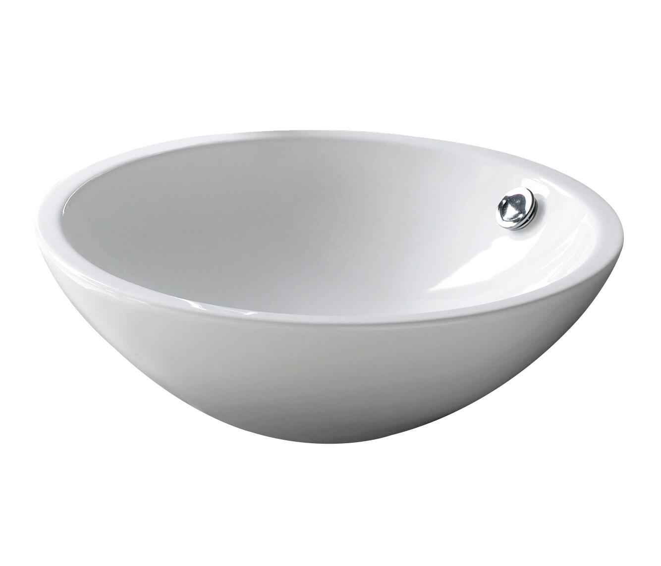 Lavabo de sobreponer Castellon  brillante 43x14.5x43 cm - 6