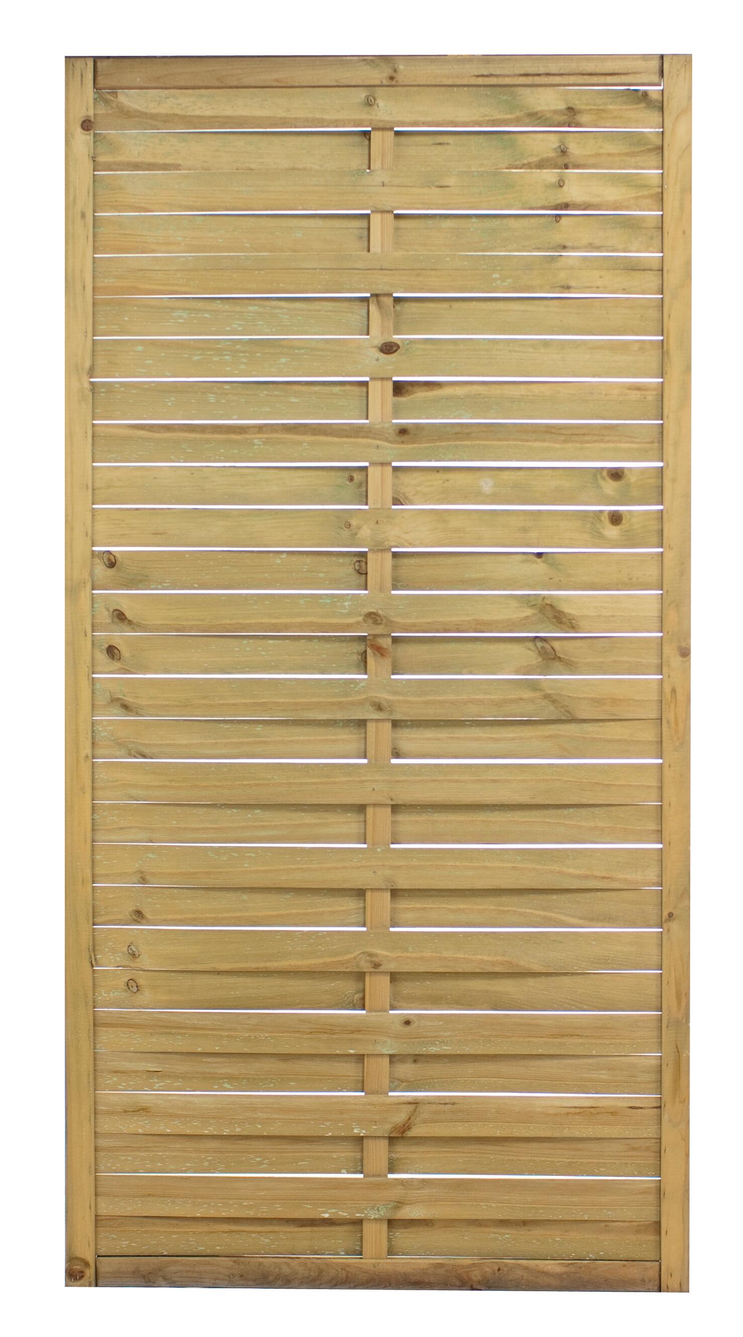 Panel de valla de madera CERLAND 90 x 180 cm - 6