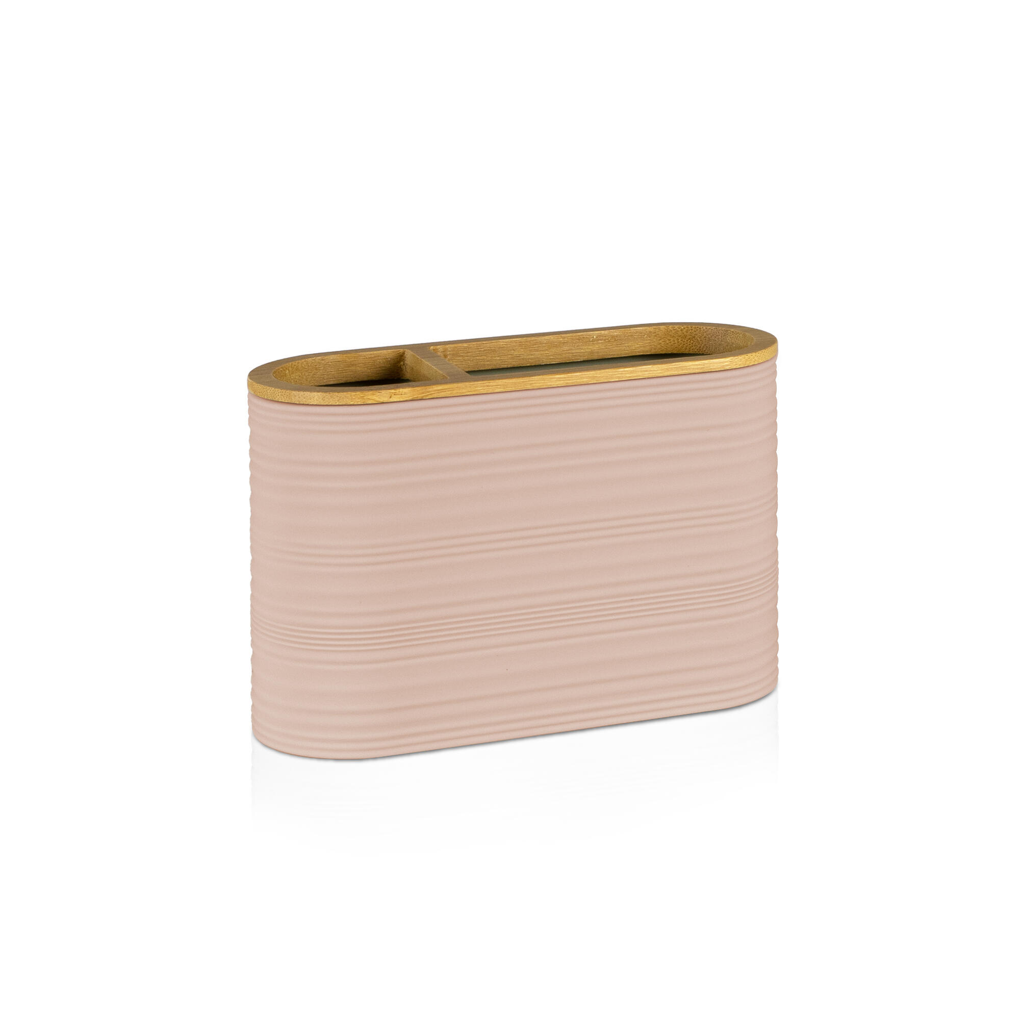 Portacepillos Nature rosa mate - 2