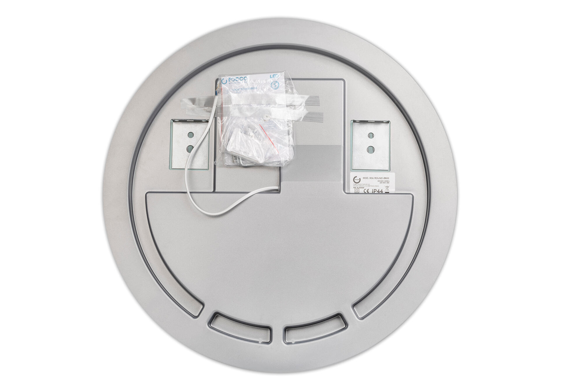 Espejo de baño con luz LED MIA, sensor, táctil, 80x80 cm - 7