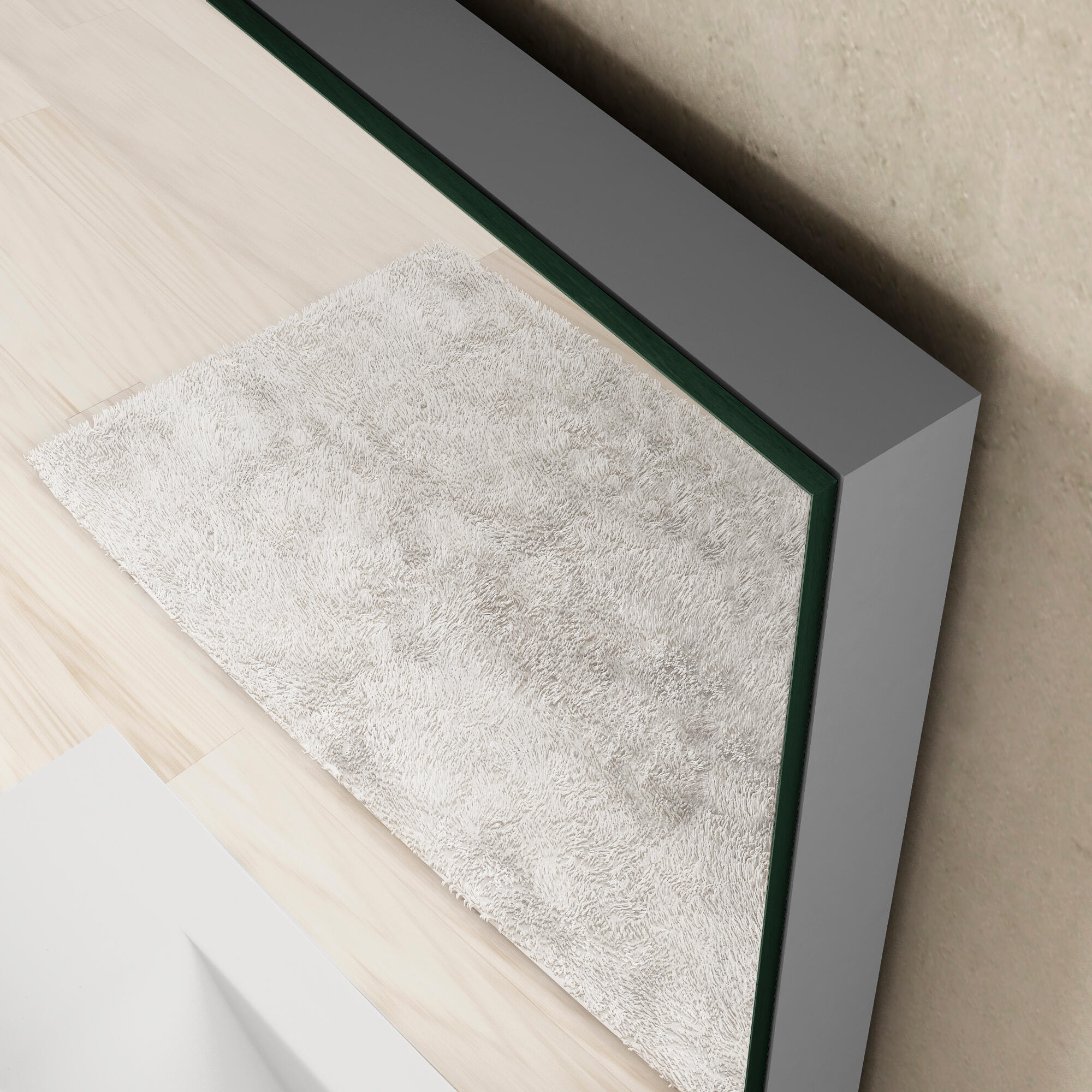 Espejo sin moldura rectangular Lain 80x60 cm - 4