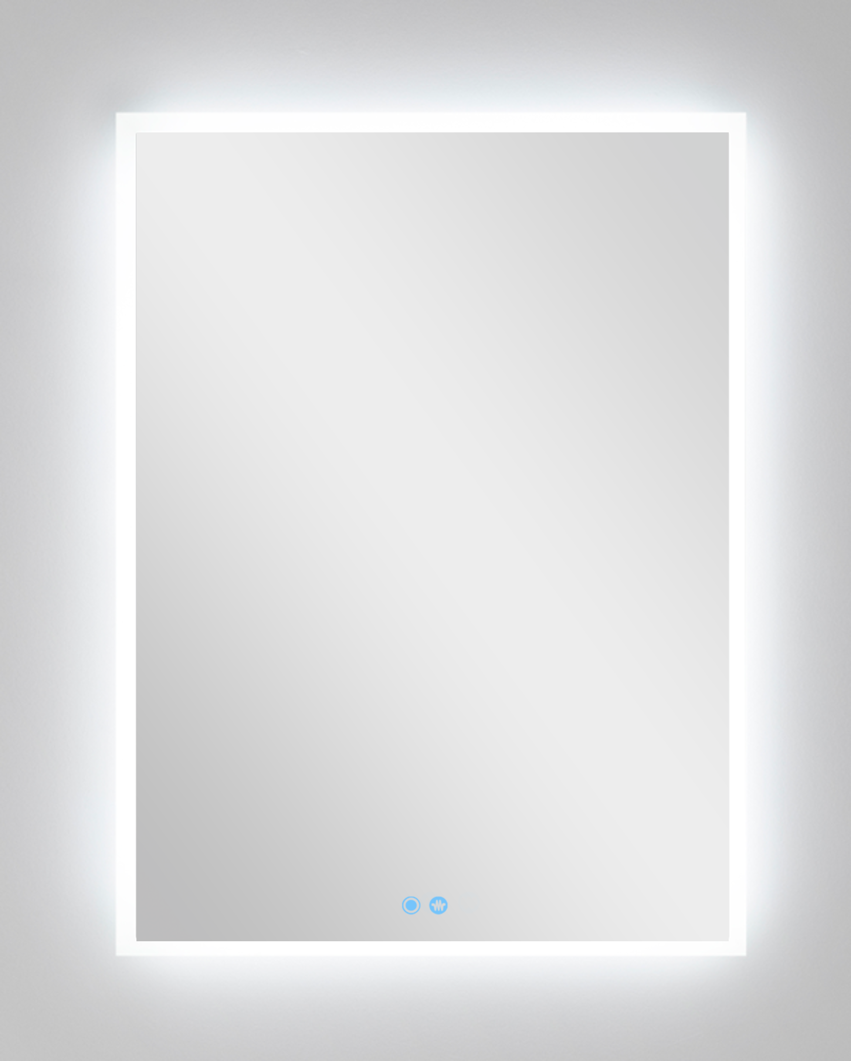 Espejo de baño con luz led armagedon , antivaho 70x80cm