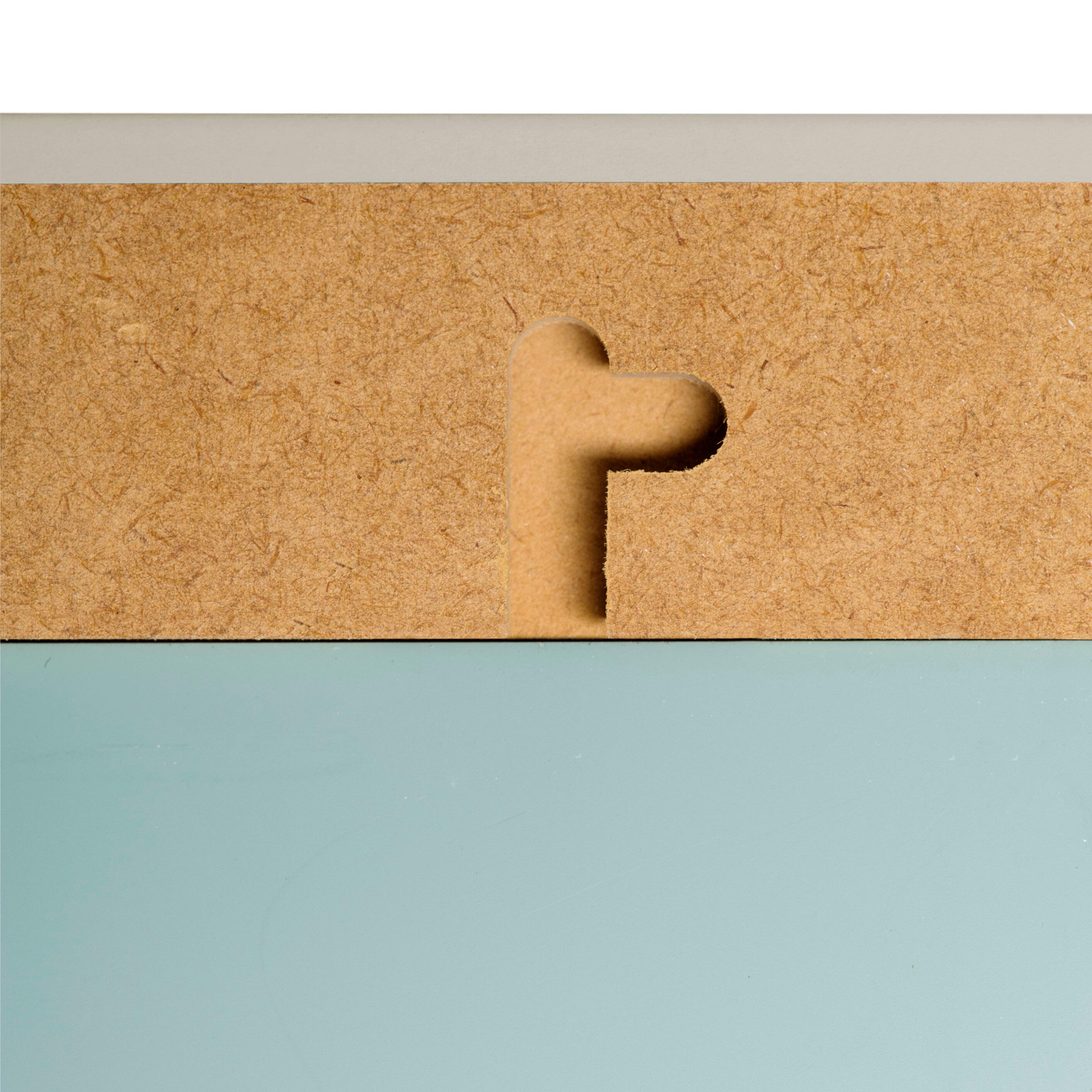 Espejo enmarcado rectangular Roma marfil  80 x80 cm - 4